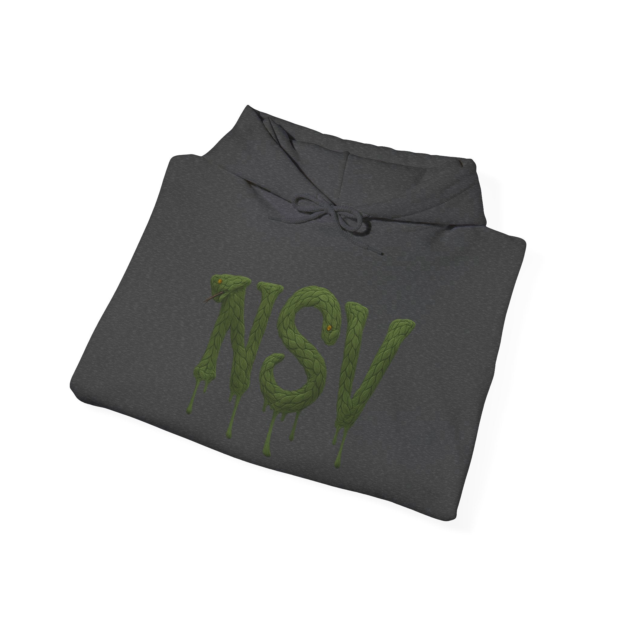 NSV Drip Hoodie — “Forever 09 Blessed” Green Graphic Sweatshirt