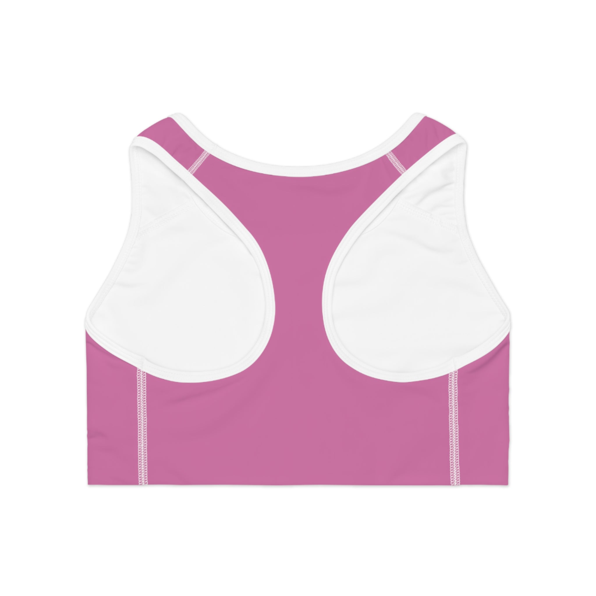Bama Baddie Sports Bra — Pink Drip Script Activewear
