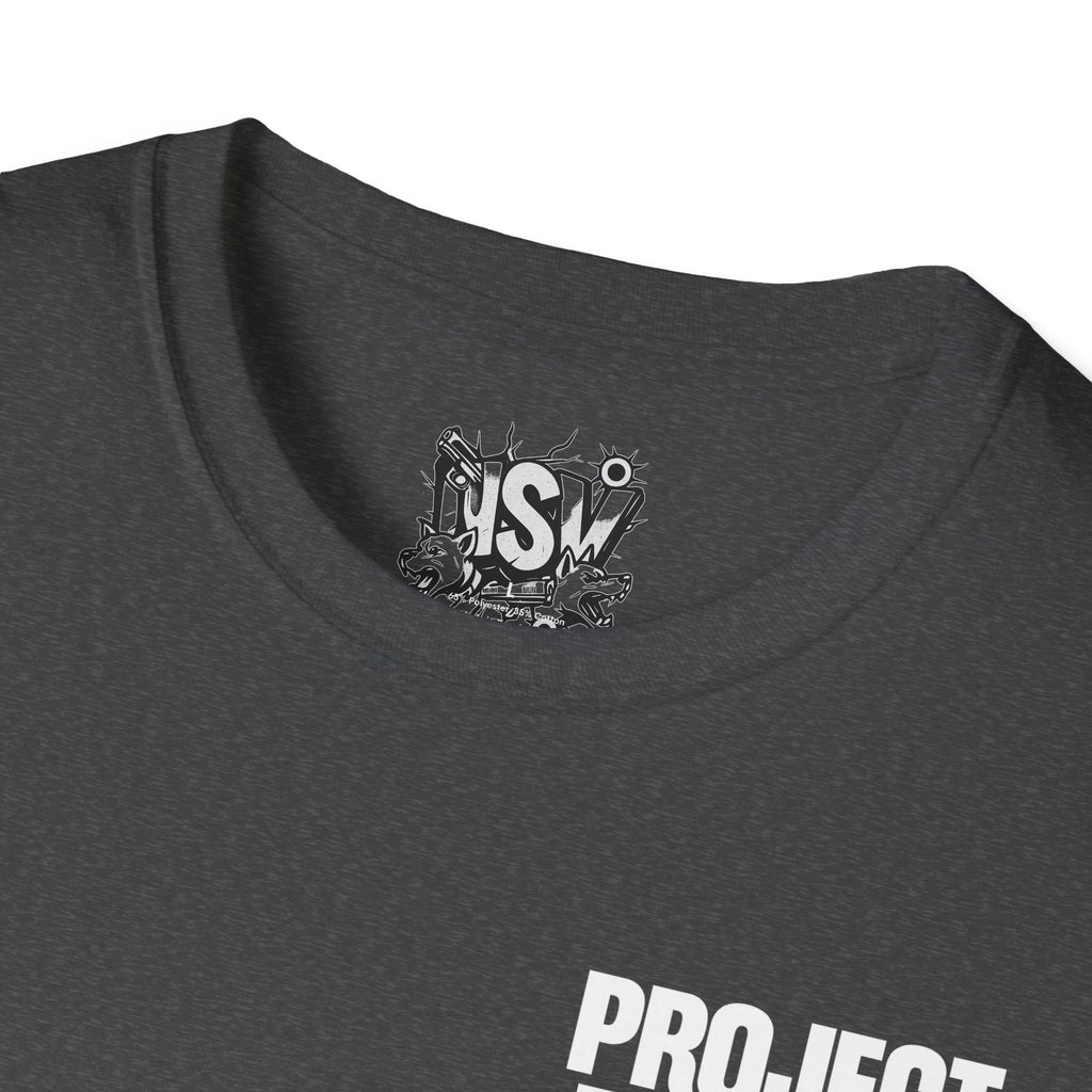 T-Shirt — 'Project Baby' Front & 'Death B4 Dishonor' Snake Tattoo Tee