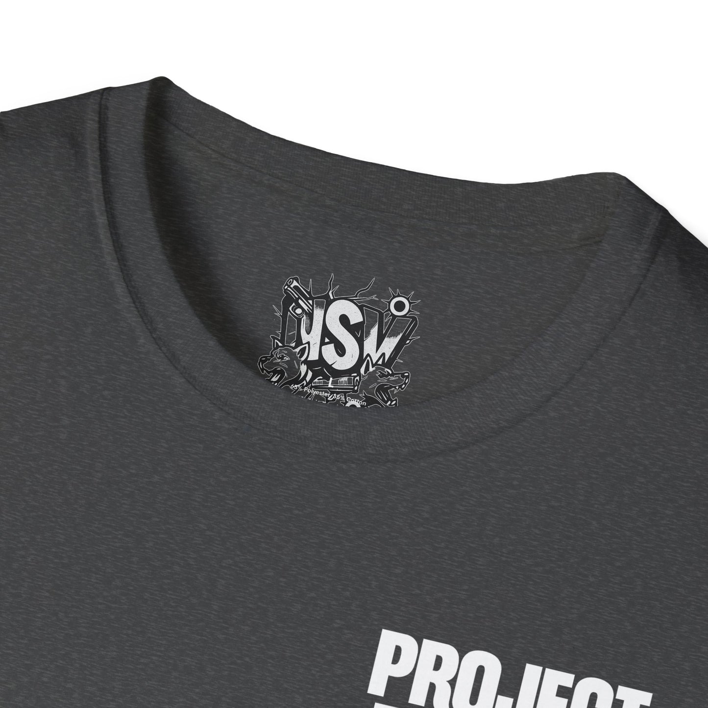 T-Shirt — 'Project Baby' Front & 'Death B4 Dishonor' Snake Tattoo Tee
