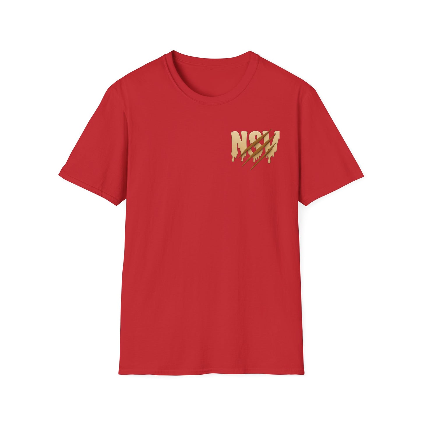 Hustle Bear T‑Shirt — 'HUSTLE' Graphic Tee with Fierce Bear Sipping Coffee