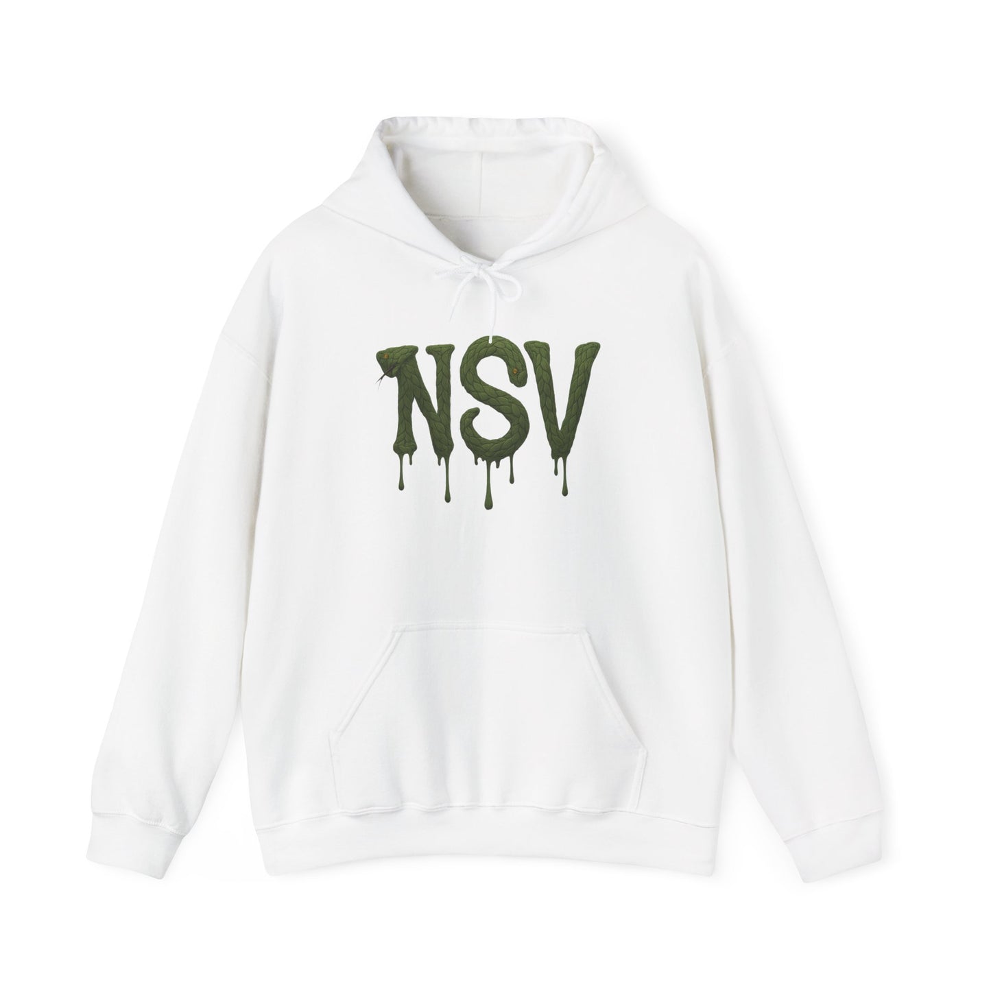 NSV Drip Hoodie — “Forever 09 Blessed” Green Graphic Sweatshirt