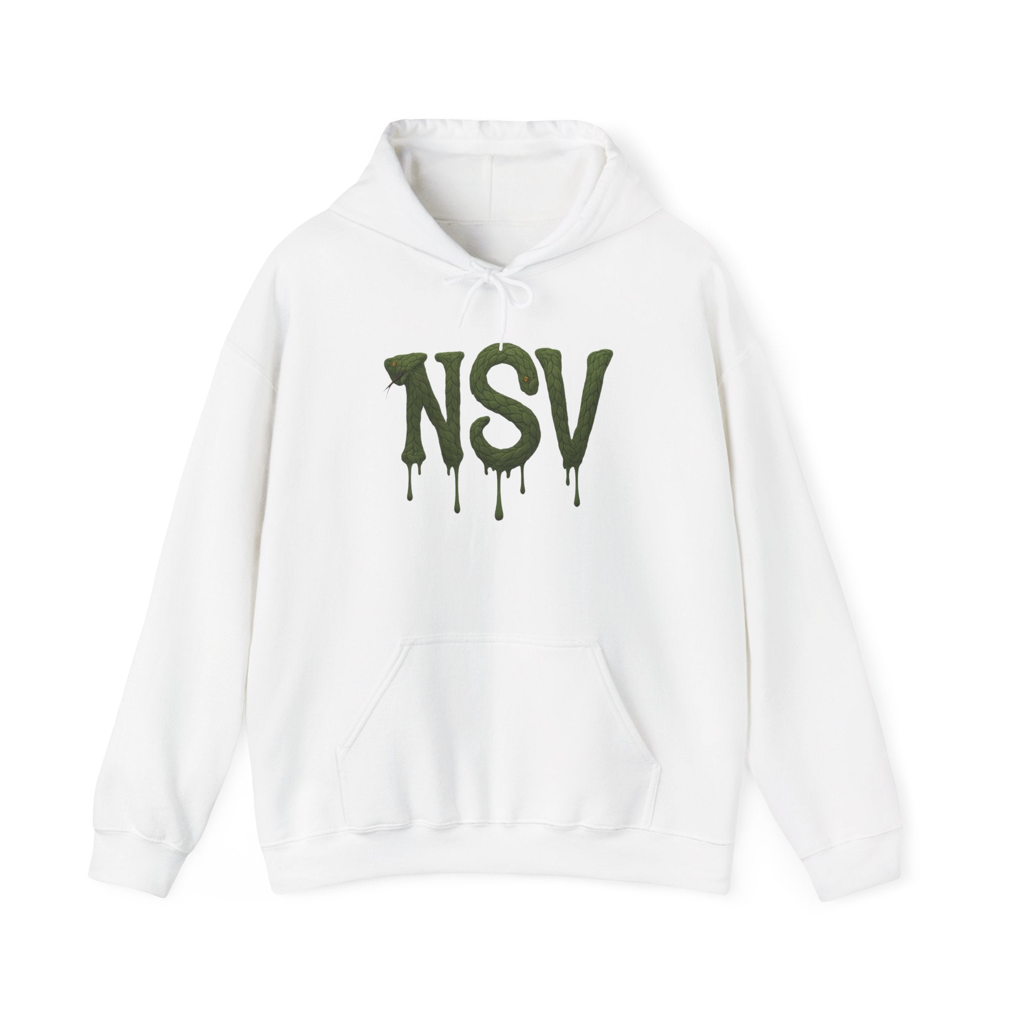 NSV Drip Hoodie — “Forever 09 Blessed” Green Graphic Sweatshirt