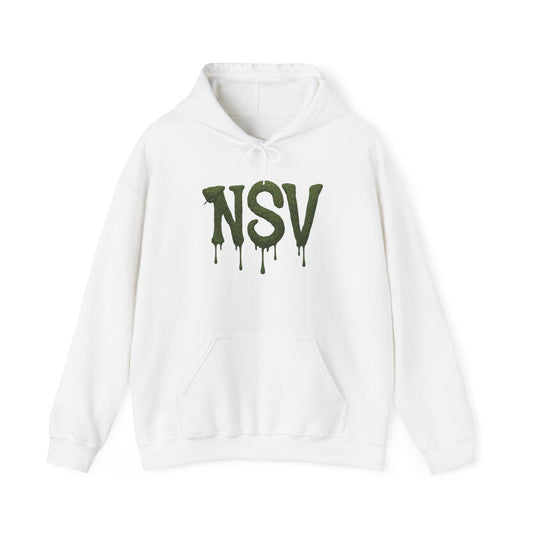 NSV Drip Hoodie — “Forever 09 Blessed” Green Graphic Sweatshirt