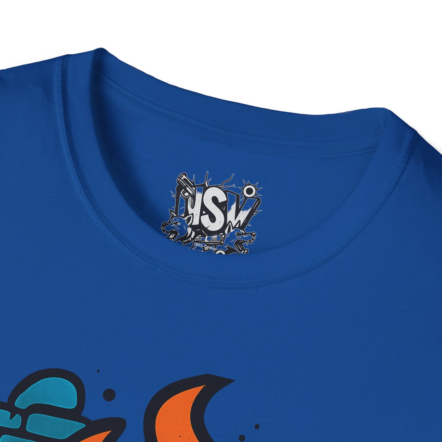 NSV Streetwear T-Shirt — Bold Graffiti Logo Tee