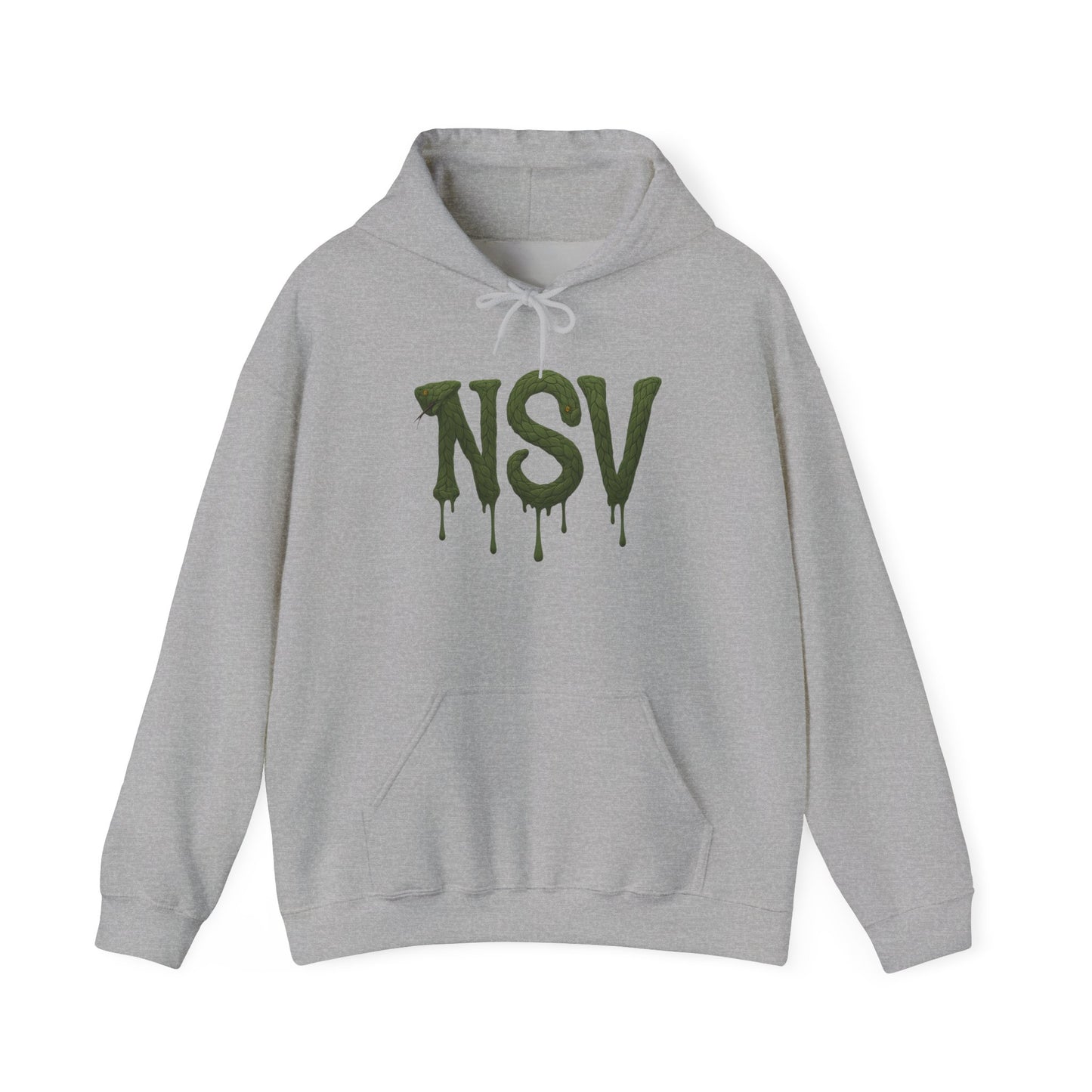 NSV Drip Hoodie — “Forever 09 Blessed” Green Graphic Sweatshirt