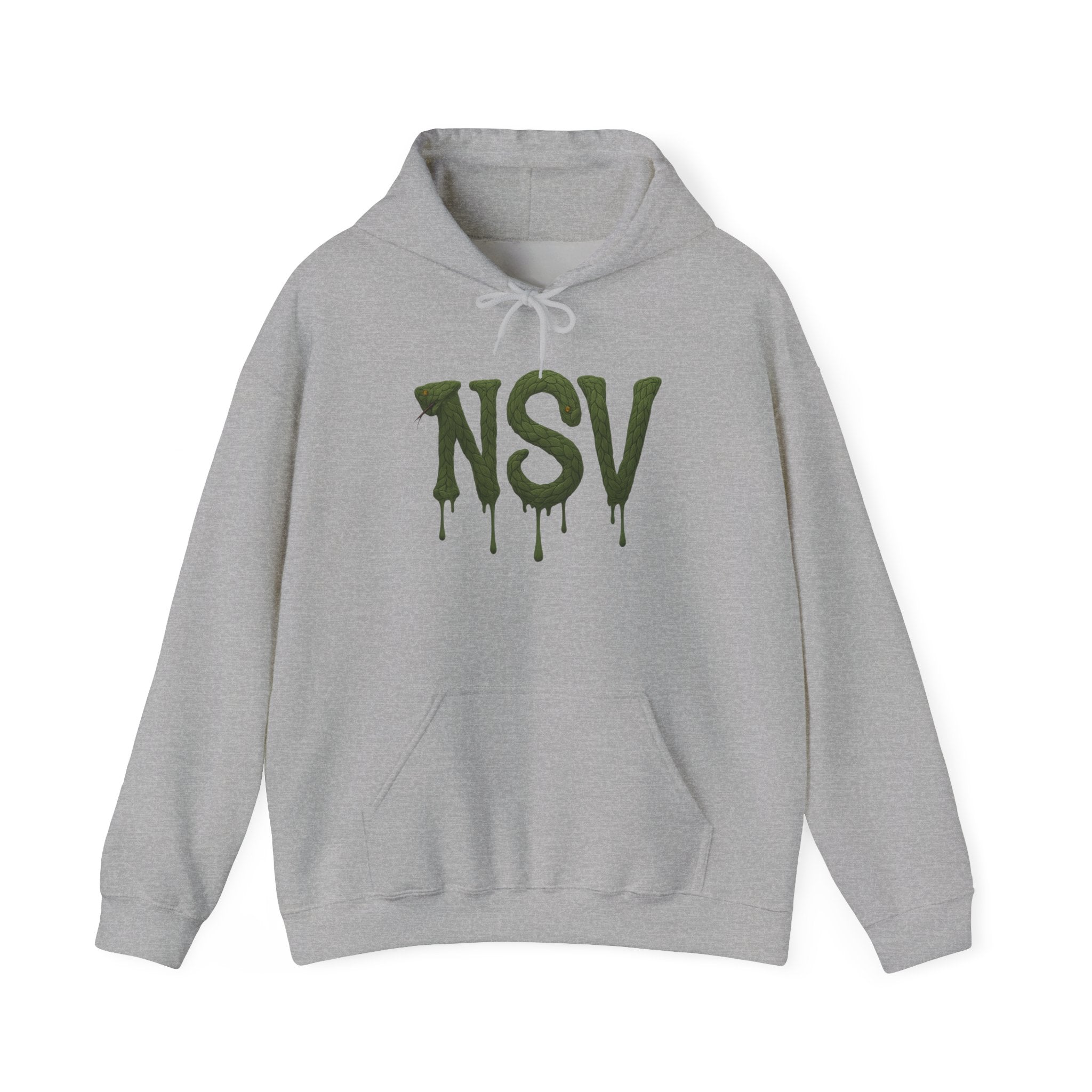 NSV Drip Hoodie — “Forever 09 Blessed” Green Graphic Sweatshirt