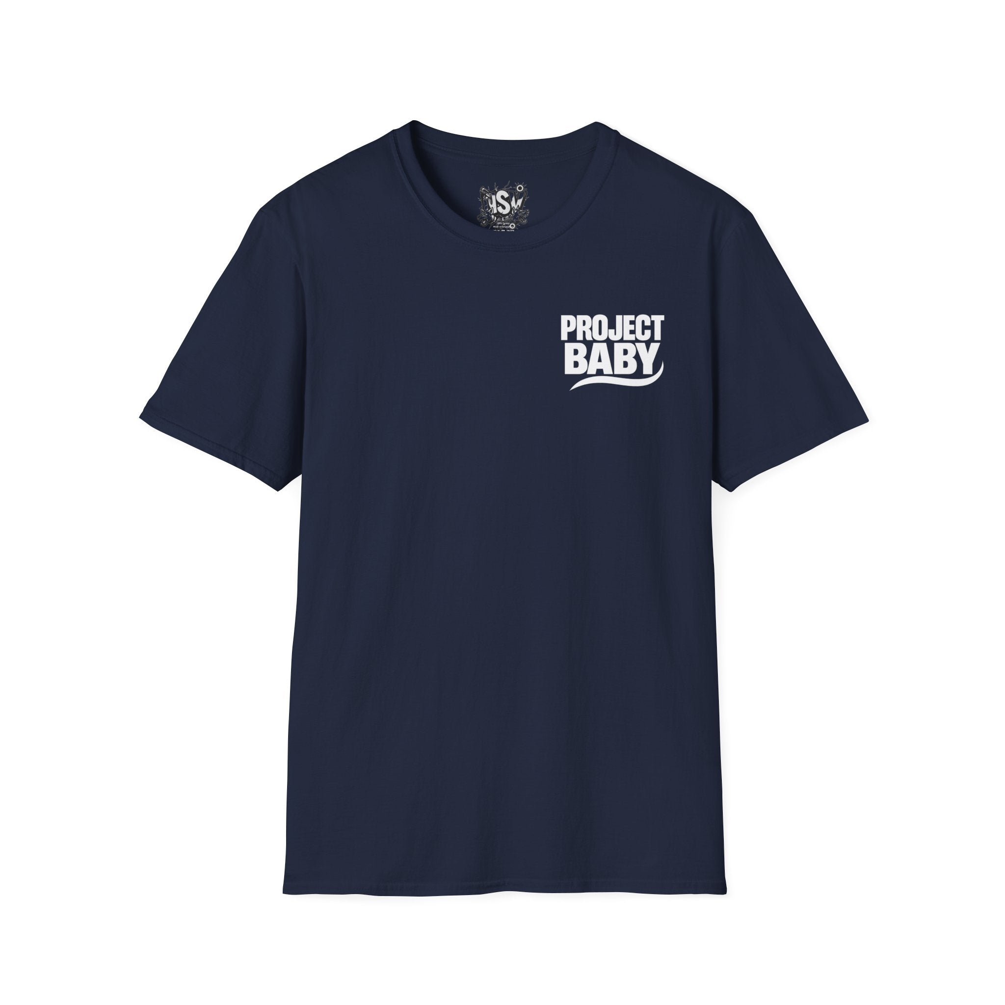 T-Shirt — 'Project Baby' Front & 'Death B4 Dishonor' Snake Tattoo Tee
