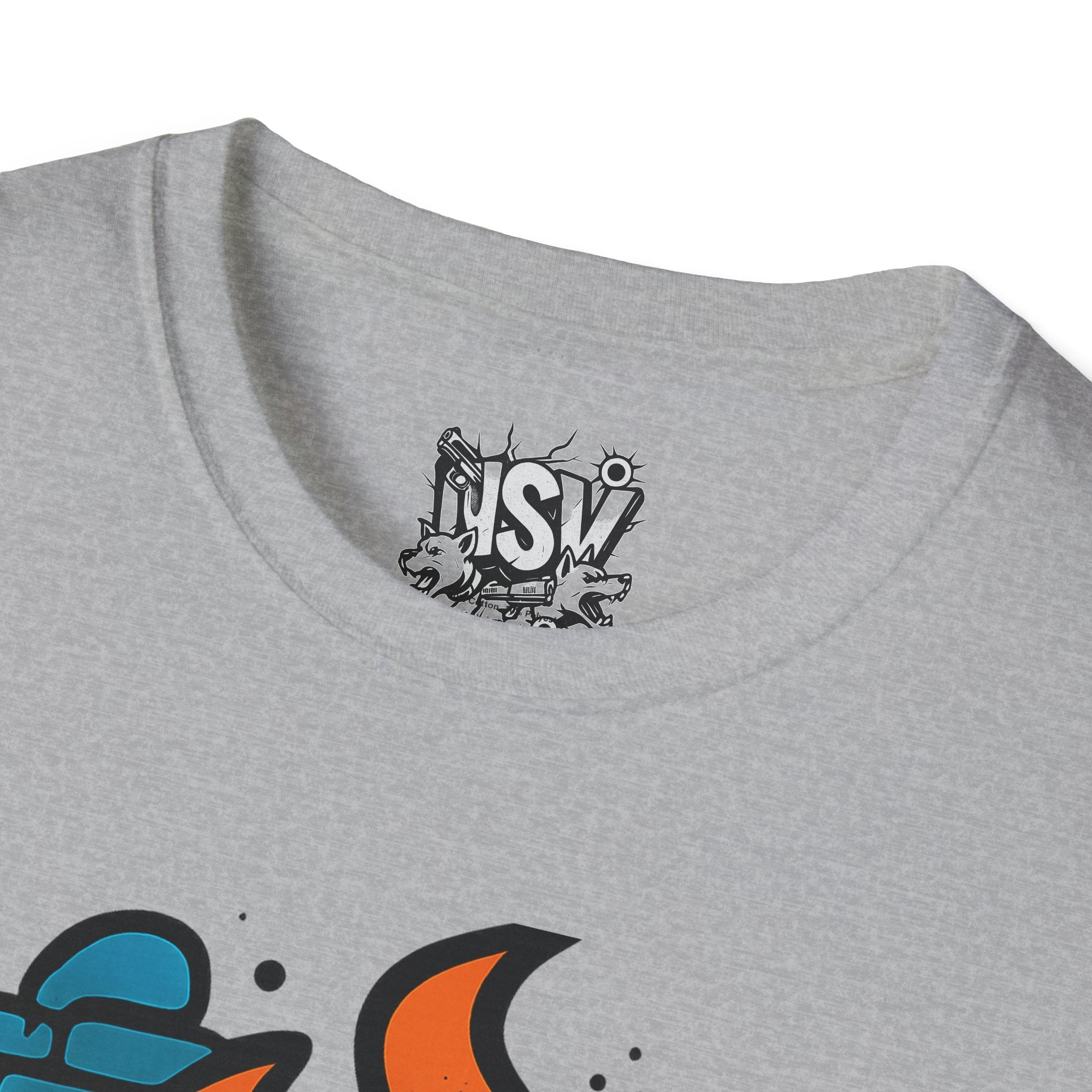NSV Streetwear T-Shirt — Bold Graffiti Logo Tee