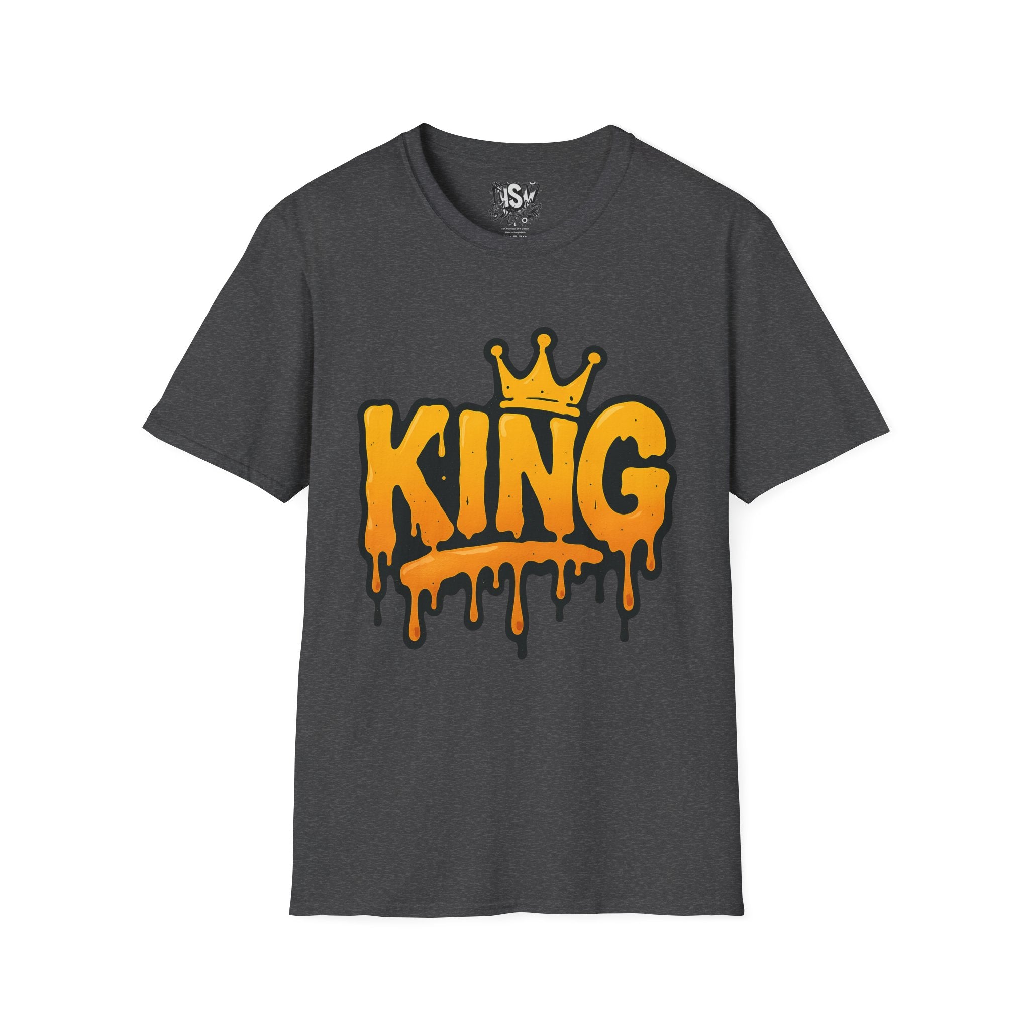 King Drip T-Shirt — Graffiti Crown Streetwear Tee