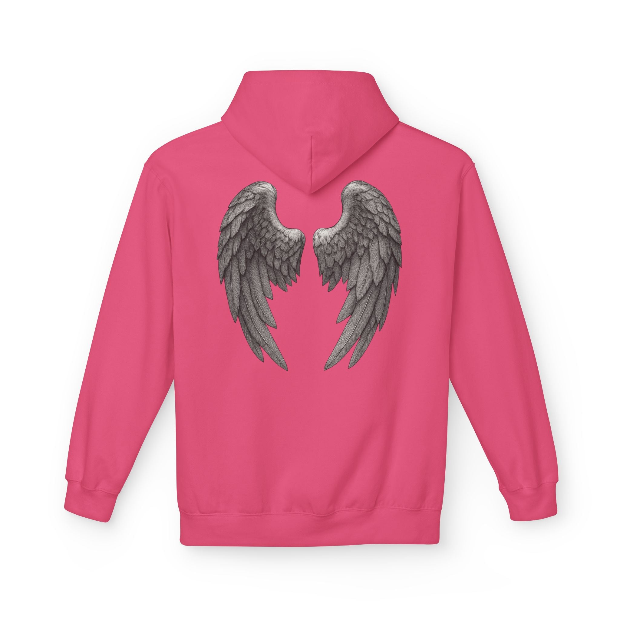 Blessed Hoodie with Angel Wings — Spiritual Christian Pullover, Faith-Inspired Gift