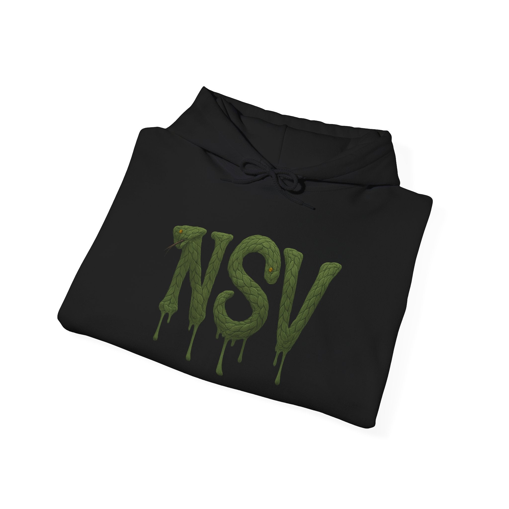 NSV Drip Hoodie — “Forever 09 Blessed” Green Graphic Sweatshirt
