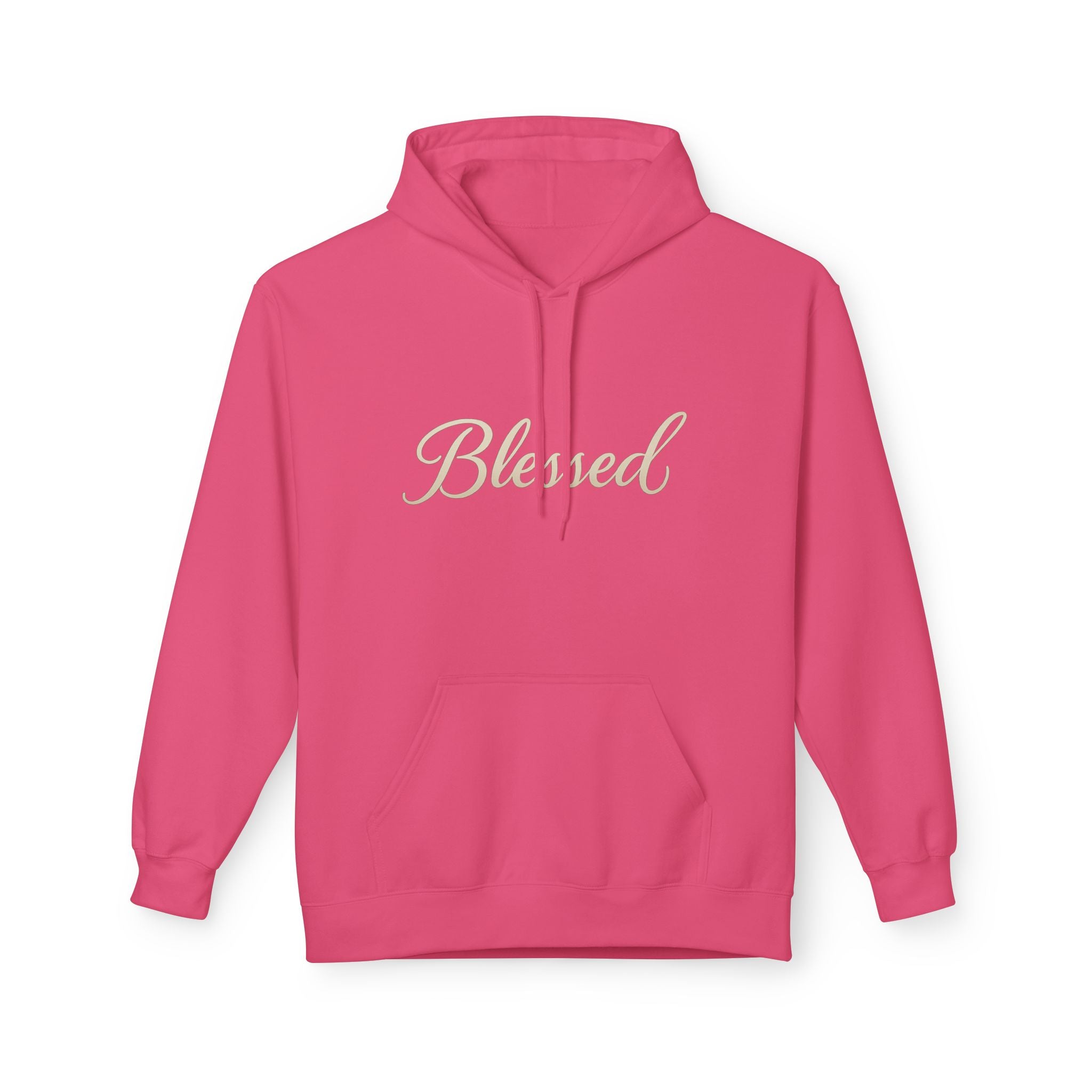 Blessed Hoodie with Angel Wings — Spiritual Christian Pullover, Faith-Inspired Gift