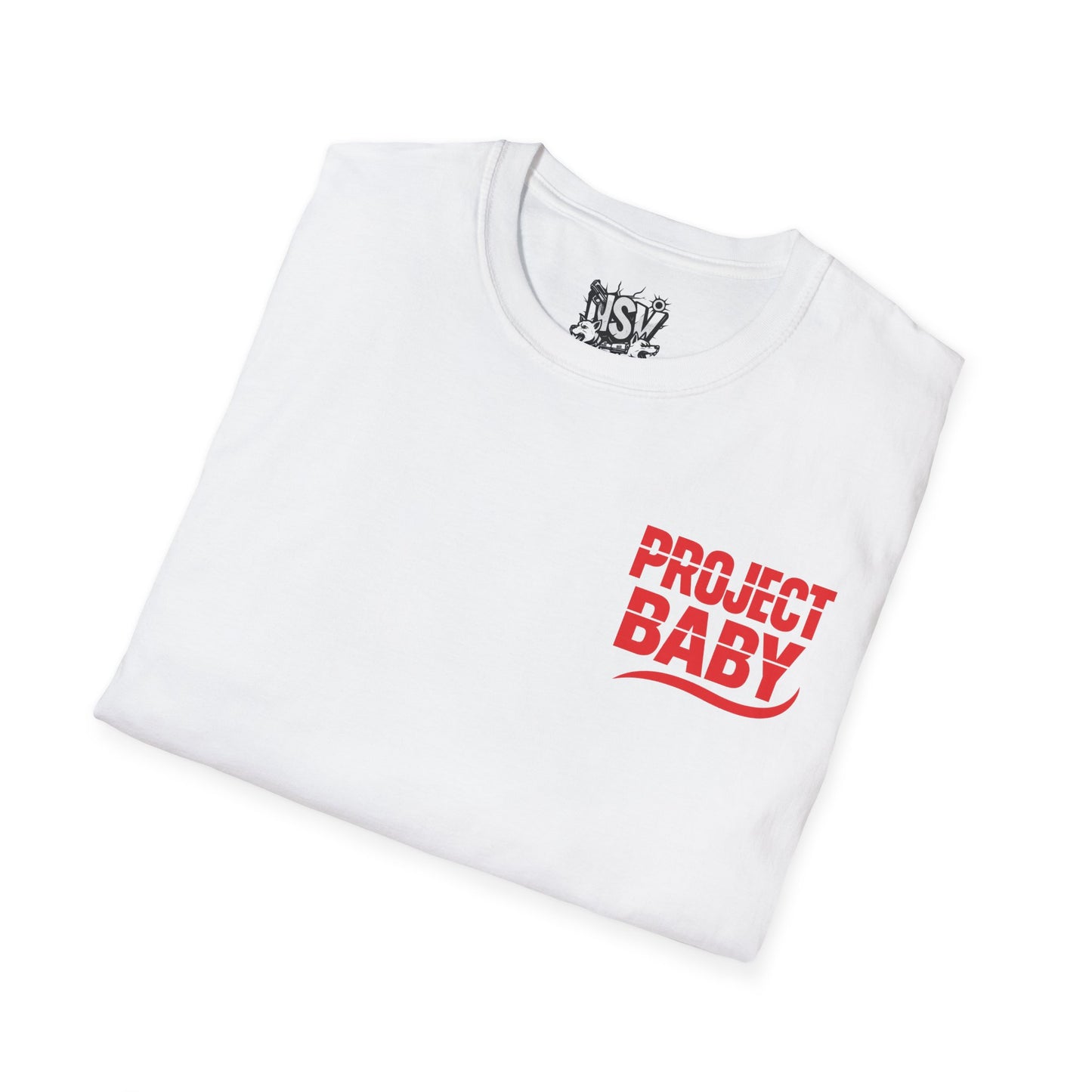 T-Shirt — 'Project Baby' Front & 'Death B4 Dishonor' Snake Tattoo Tee