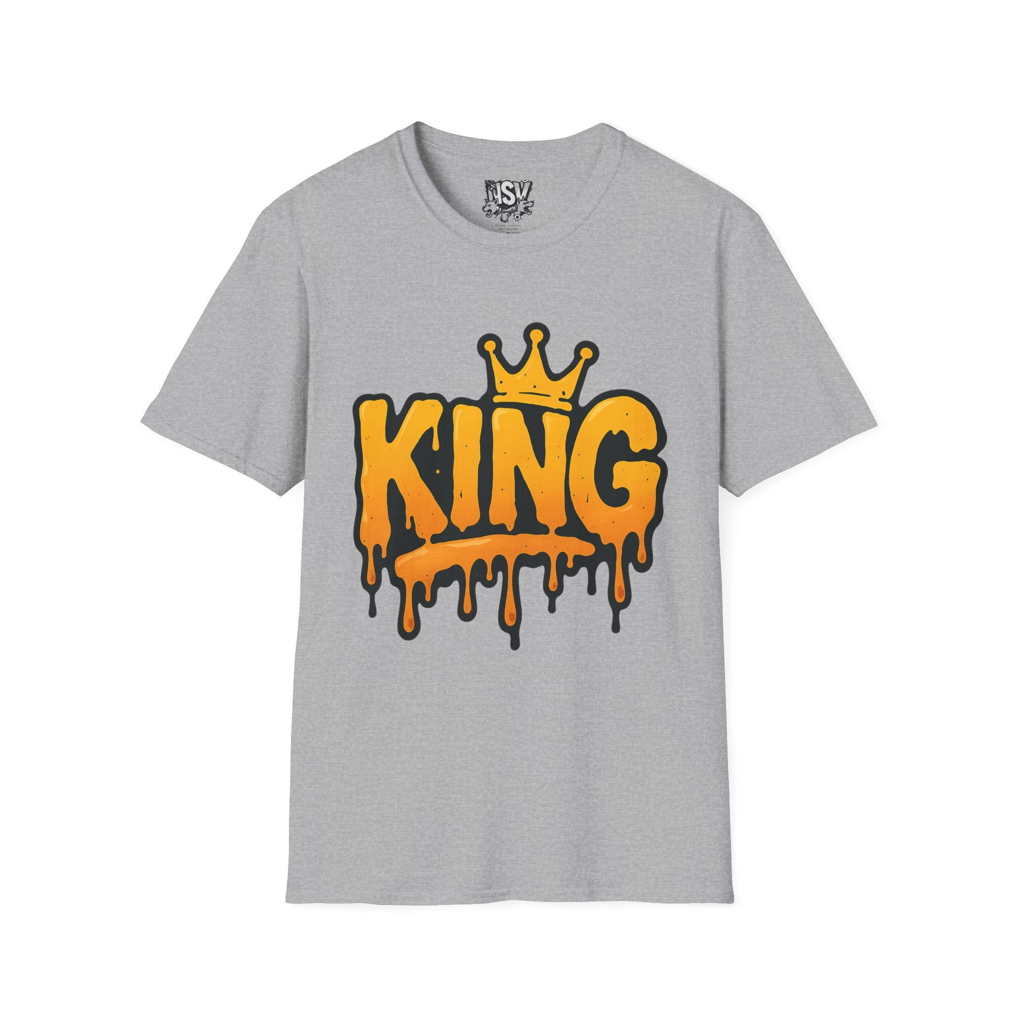 King Drip T-Shirt — Graffiti Crown Streetwear Tee