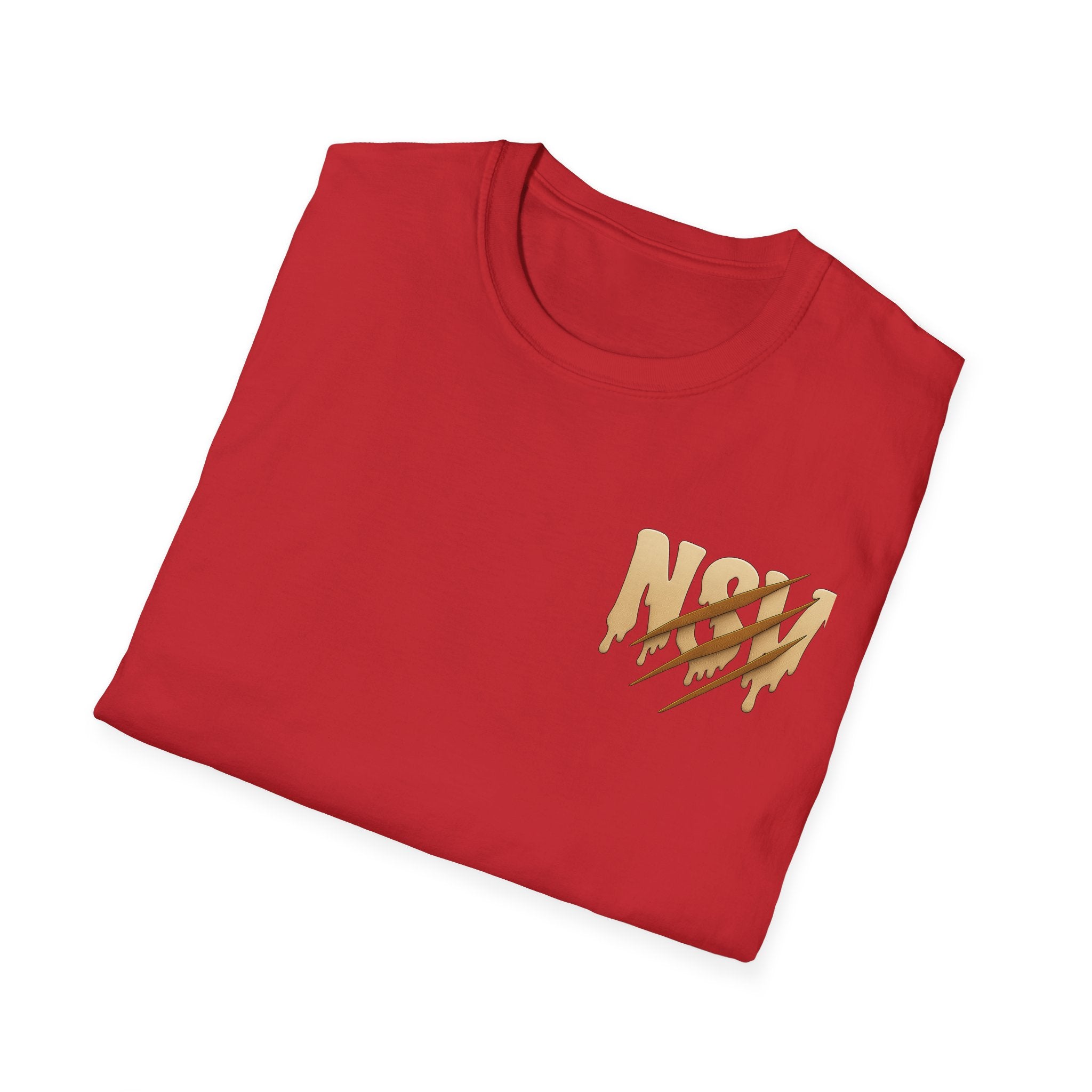 Hustle Bear T‑Shirt — 'HUSTLE' Graphic Tee with Fierce Bear Sipping Coffee