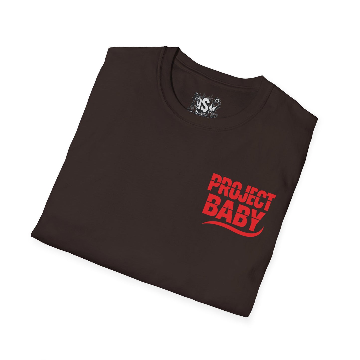 T-Shirt — 'Project Baby' Front & 'Death B4 Dishonor' Snake Tattoo Tee
