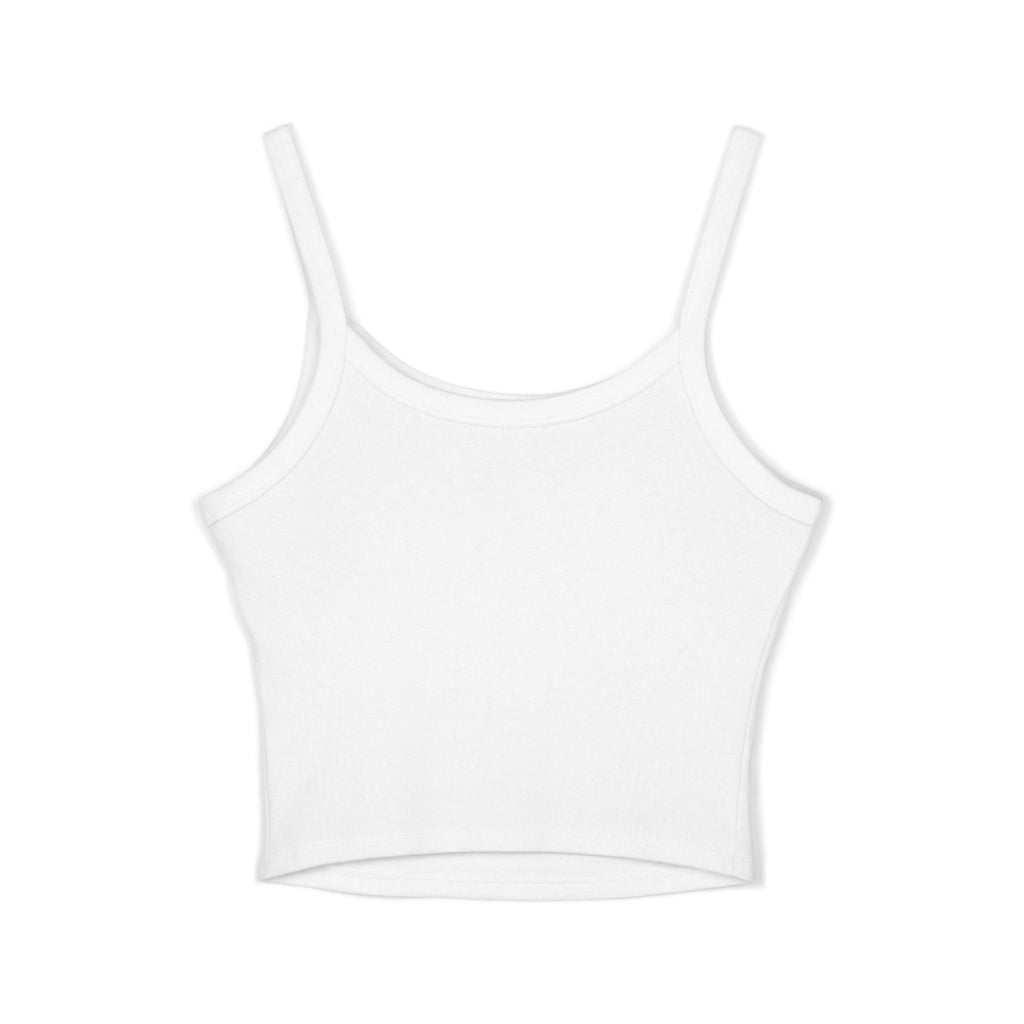If Pretty Was a Person Crop Tank Top — Funny Feminine Graphic Summer Top