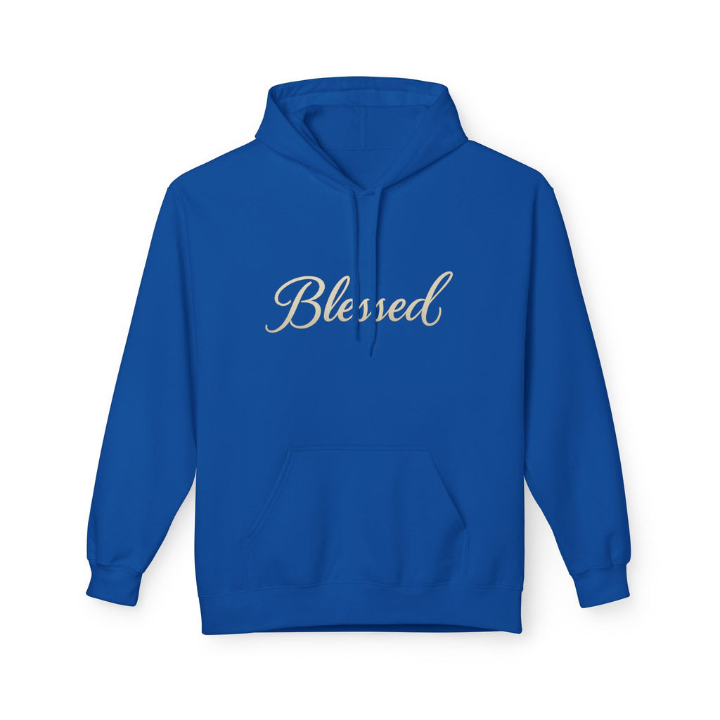 Blessed Hoodie with Angel Wings — Spiritual Christian Pullover, Faith-Inspired Gift