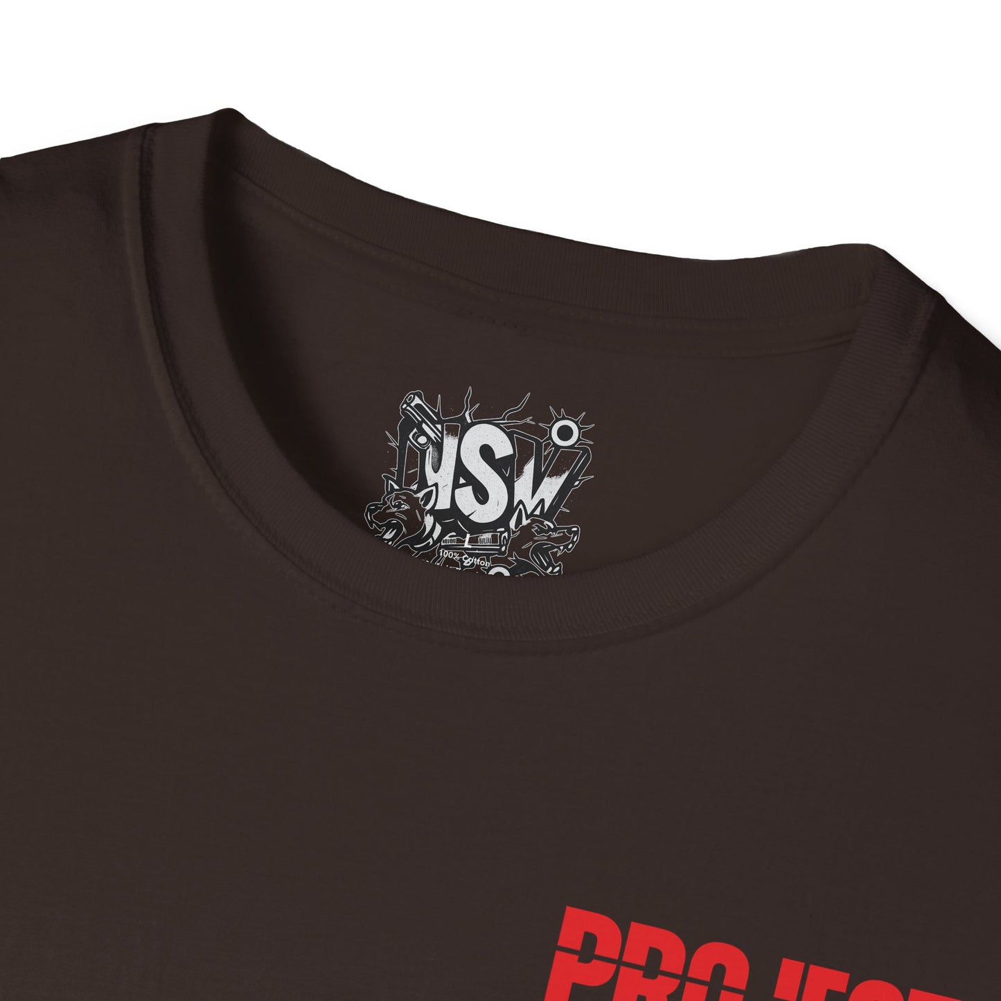 T-Shirt — 'Project Baby' Front & 'Death B4 Dishonor' Snake Tattoo Tee