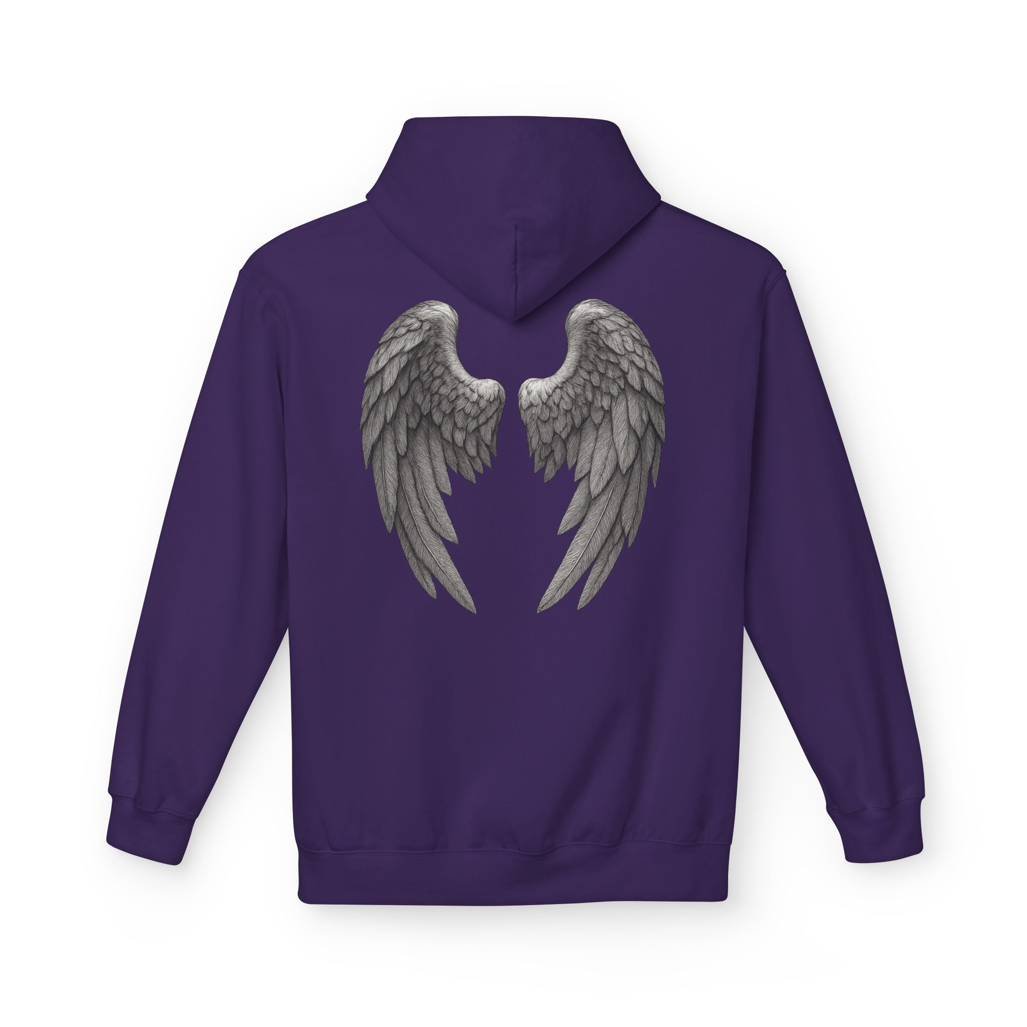 Blessed Hoodie with Angel Wings — Spiritual Christian Pullover, Faith-Inspired Gift