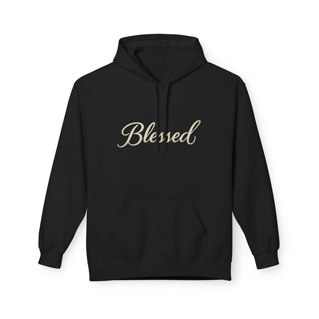 Blessed Hoodie with Angel Wings — Spiritual Christian Pullover, Faith-Inspired Gift