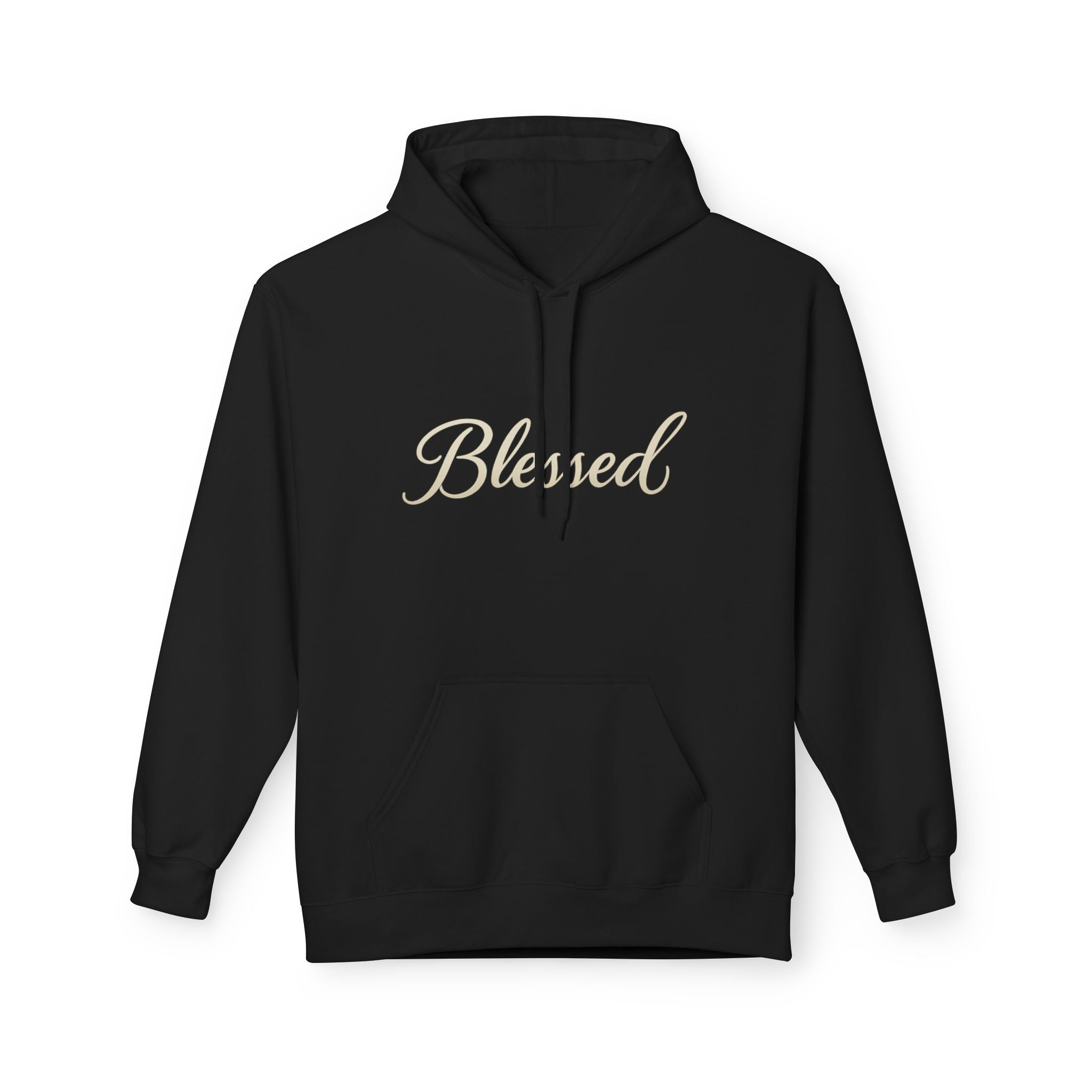 Blessed Hoodie with Angel Wings — Spiritual Christian Pullover, Faith-Inspired Gift