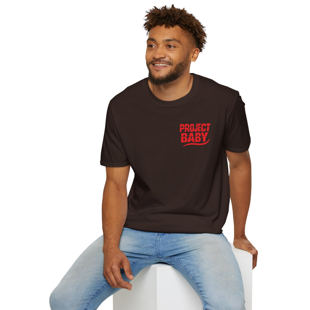 T-Shirt — 'Project Baby' Front & 'Death B4 Dishonor' Snake Tattoo Tee