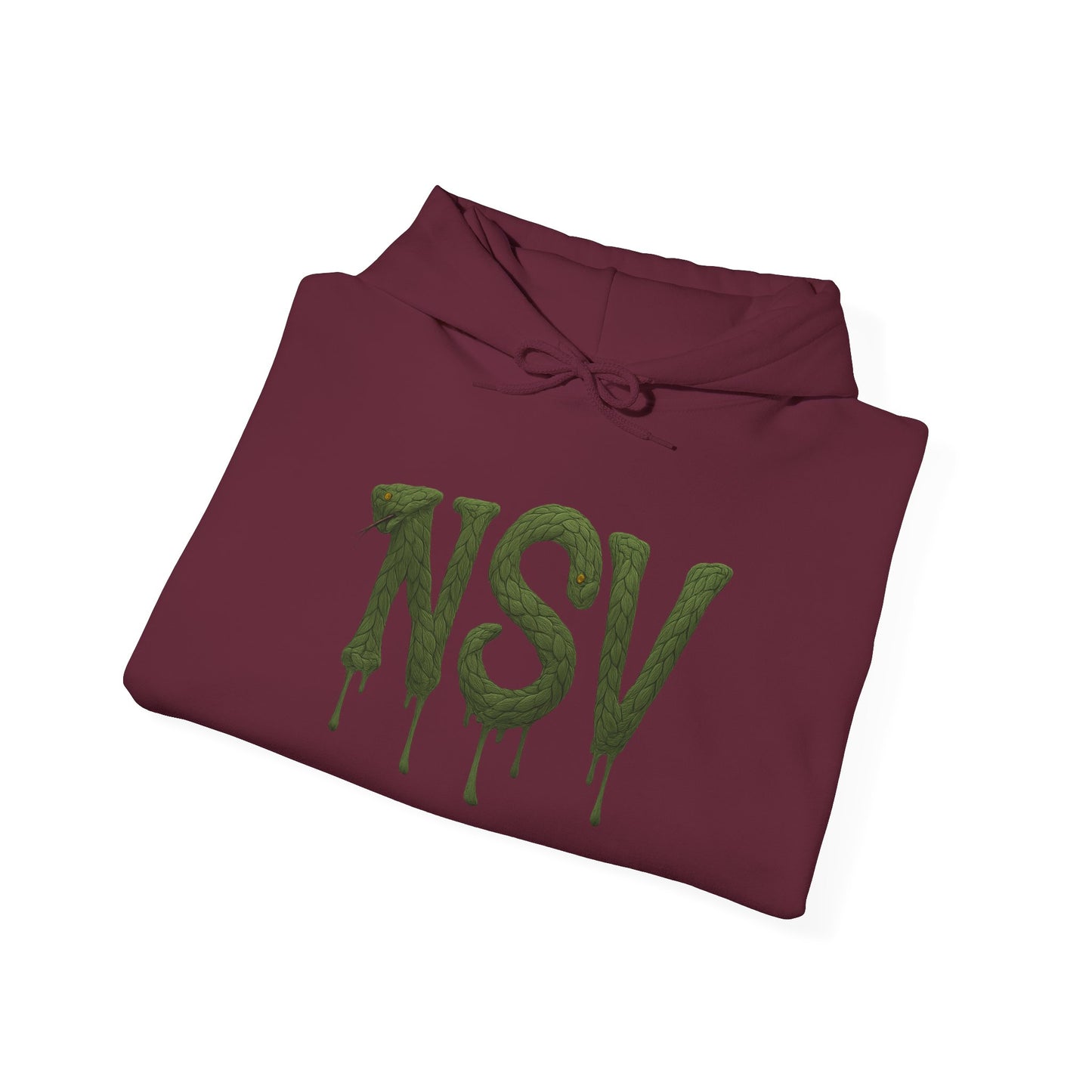 NSV Drip Hoodie — “Forever 09 Blessed” Green Graphic Sweatshirt