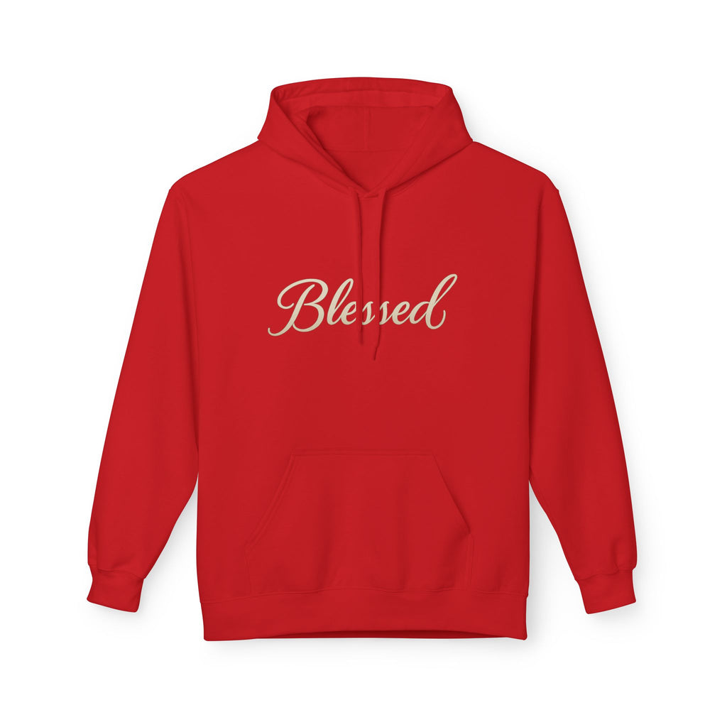 Blessed Hoodie with Angel Wings — Spiritual Christian Pullover, Faith-Inspired Gift