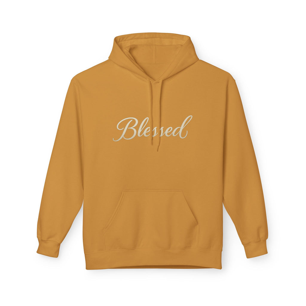 Blessed Hoodie with Angel Wings — Spiritual Christian Pullover, Faith-Inspired Gift