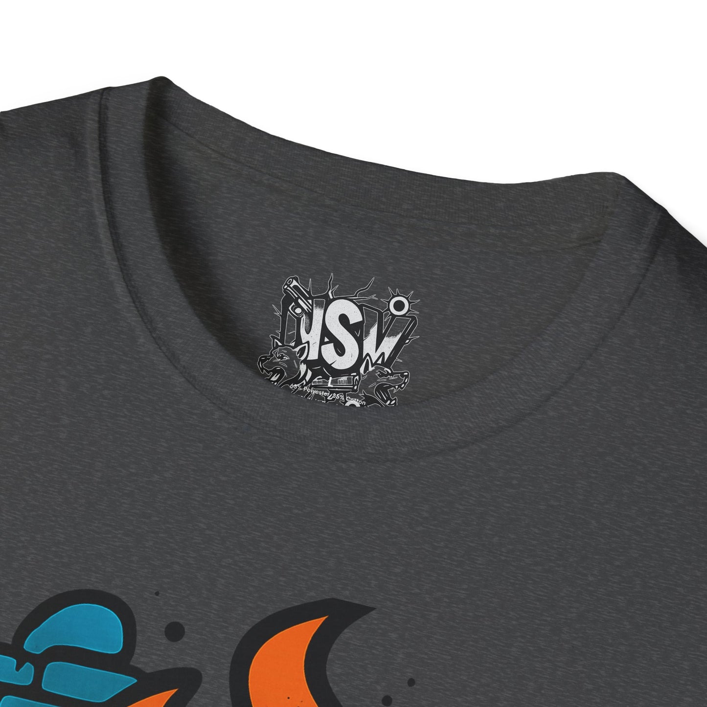 NSV Streetwear T-Shirt — Bold Graffiti Logo Tee