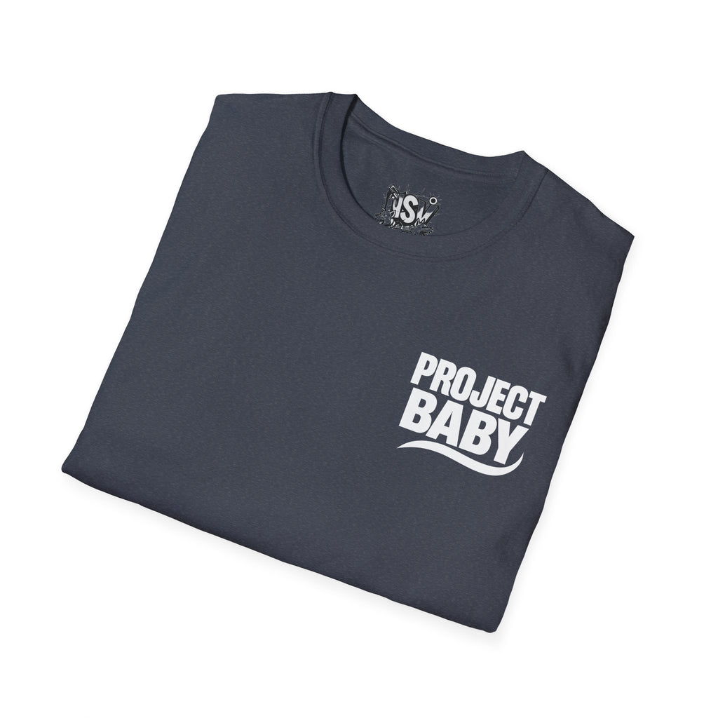 T-Shirt — 'Project Baby' Front & 'Death B4 Dishonor' Snake Tattoo Tee