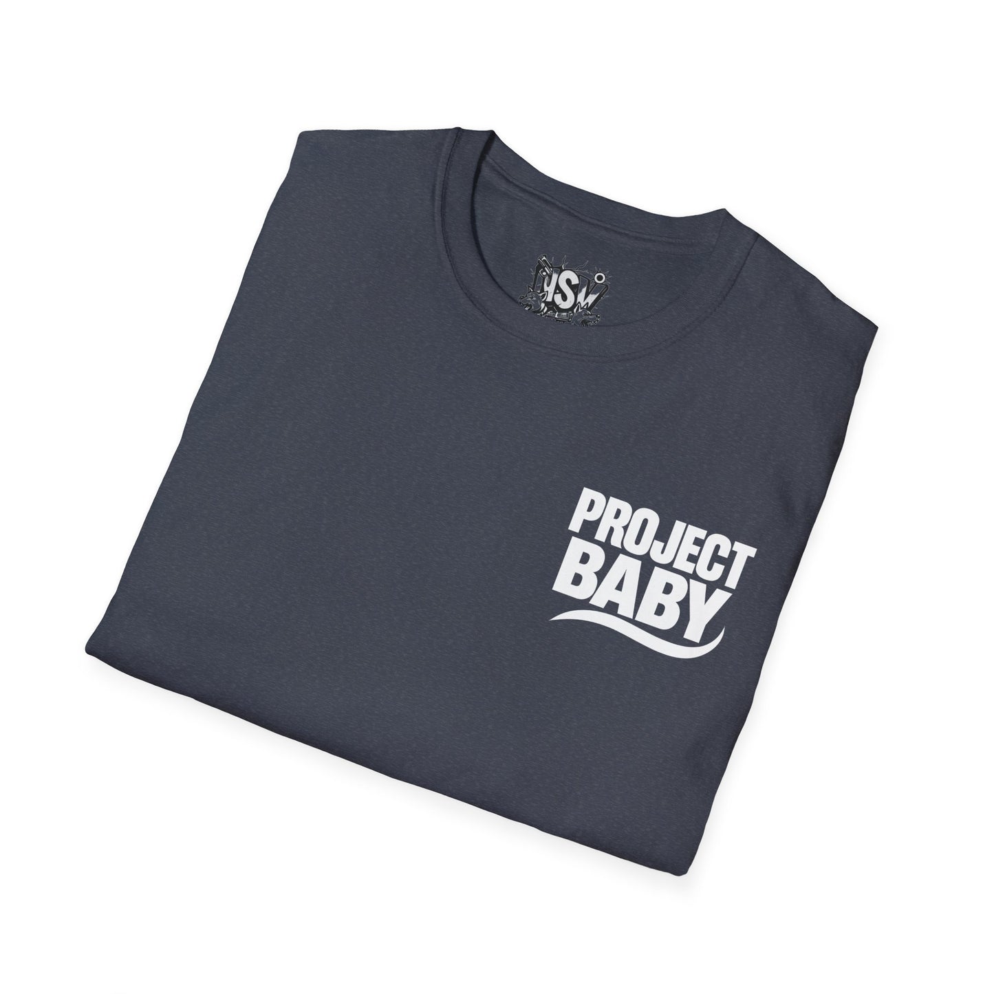 T-Shirt — 'Project Baby' Front & 'Death B4 Dishonor' Snake Tattoo Tee