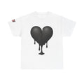 No Love Dripping Heart T‑Shirt — Gothic Broken Heart Graphic Tee