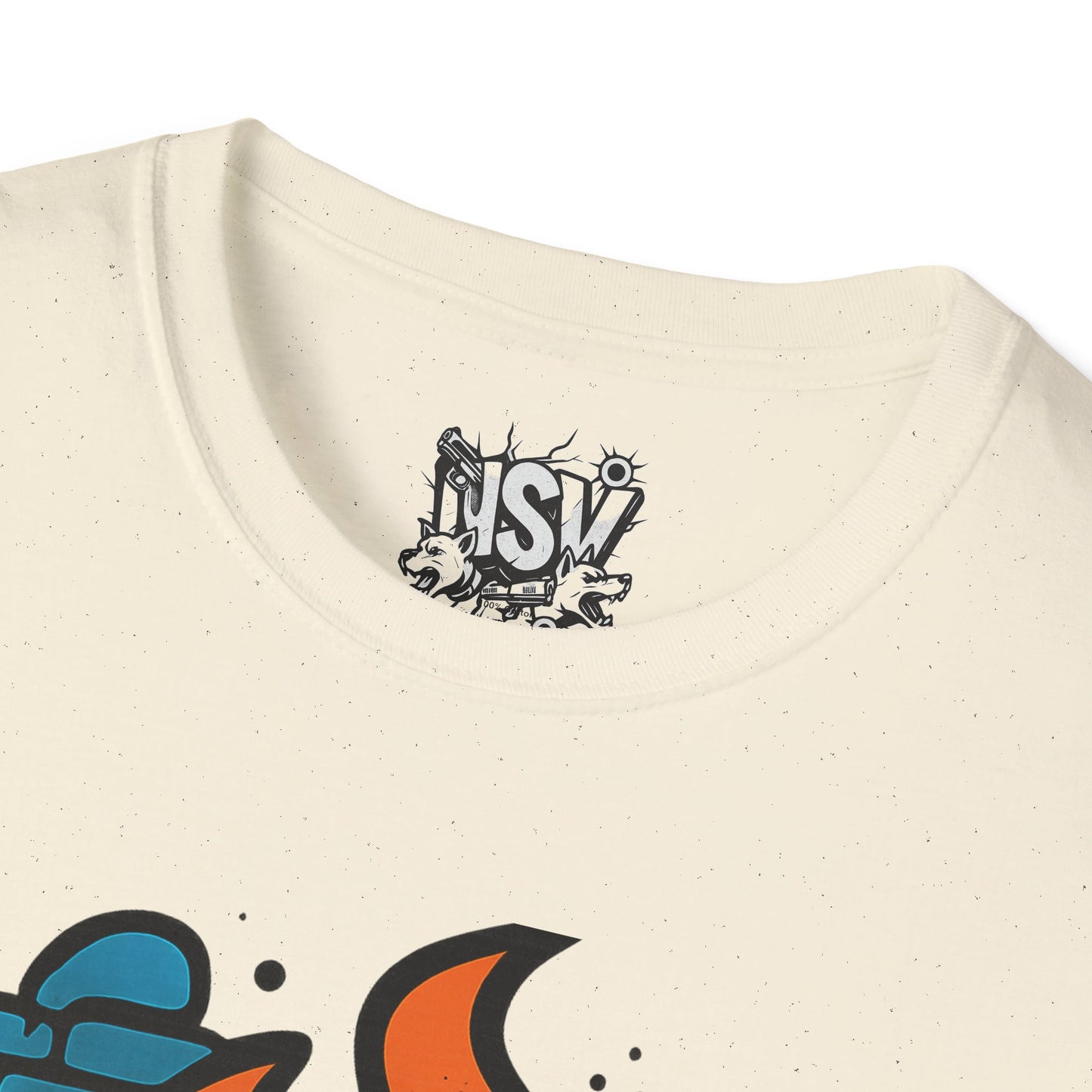 NSV Streetwear T-Shirt — Bold Graffiti Logo Tee
