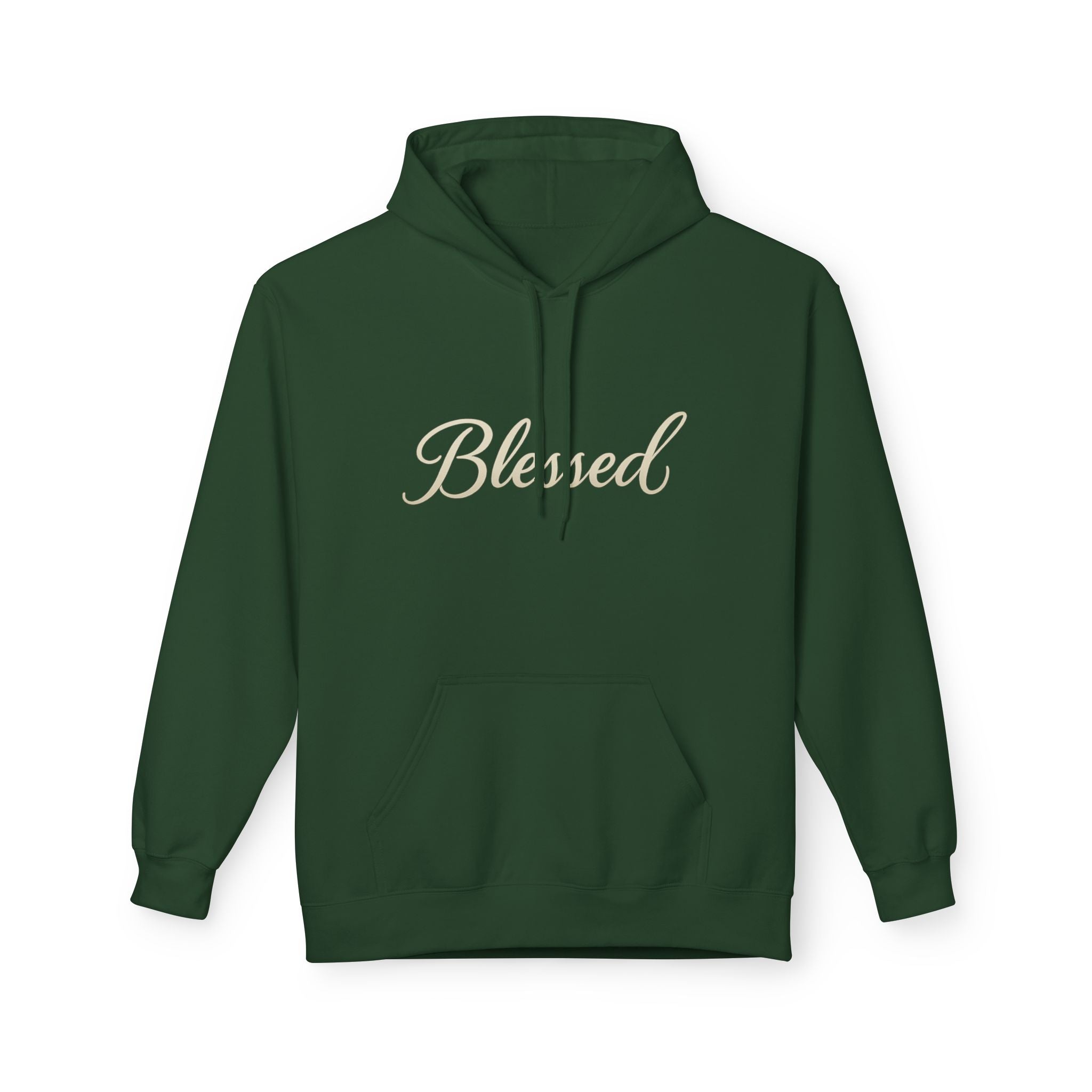 Blessed Hoodie with Angel Wings — Spiritual Christian Pullover, Faith-Inspired Gift