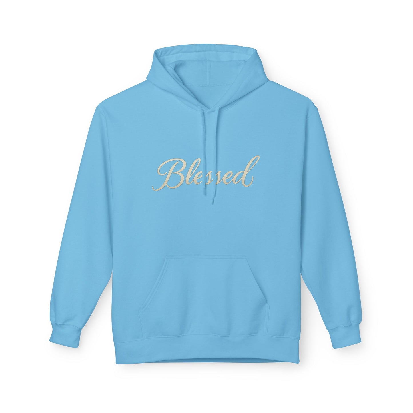 Blessed Hoodie with Angel Wings — Spiritual Christian Pullover, Faith-Inspired Gift