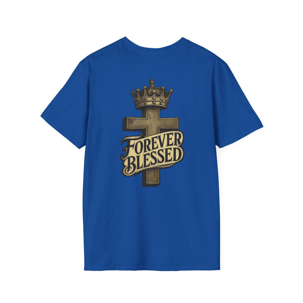 Forever Blessed Cross T-Shirt — Crowned Faith Graphic Tee