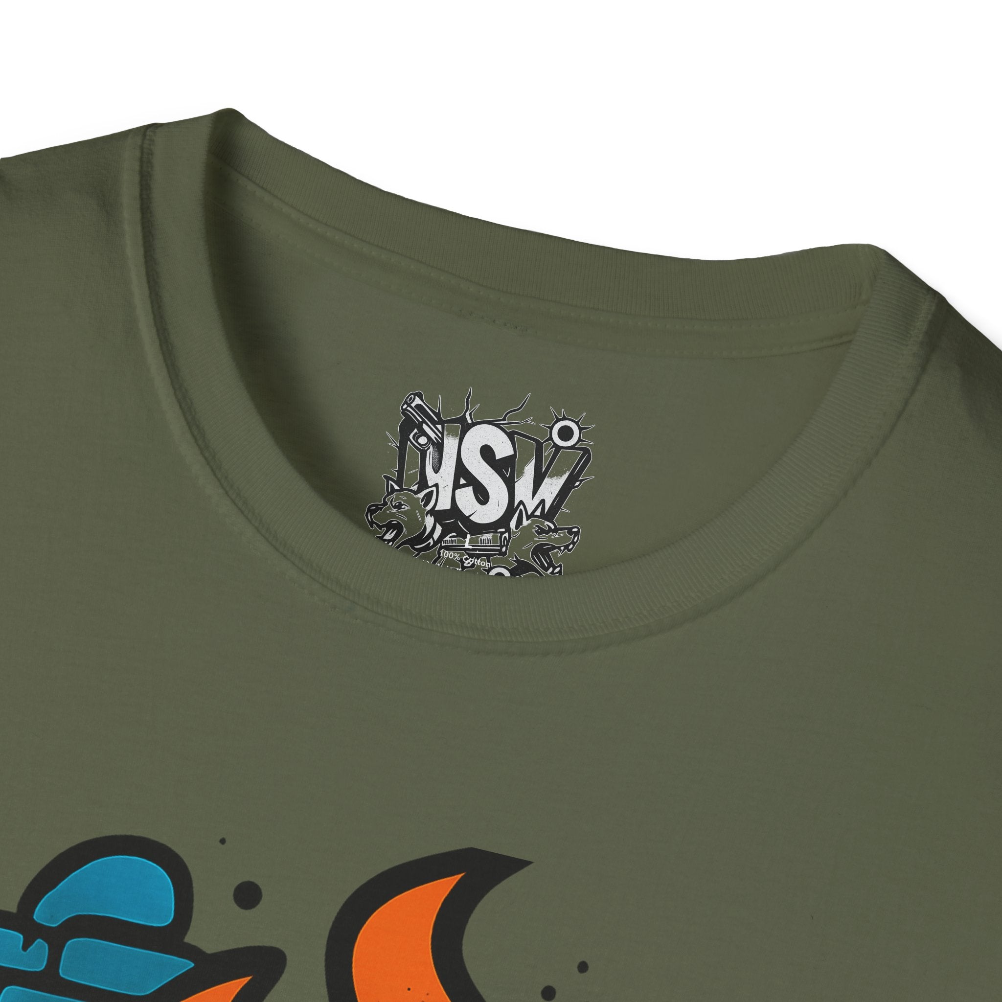 NSV Streetwear T-Shirt — Bold Graffiti Logo Tee