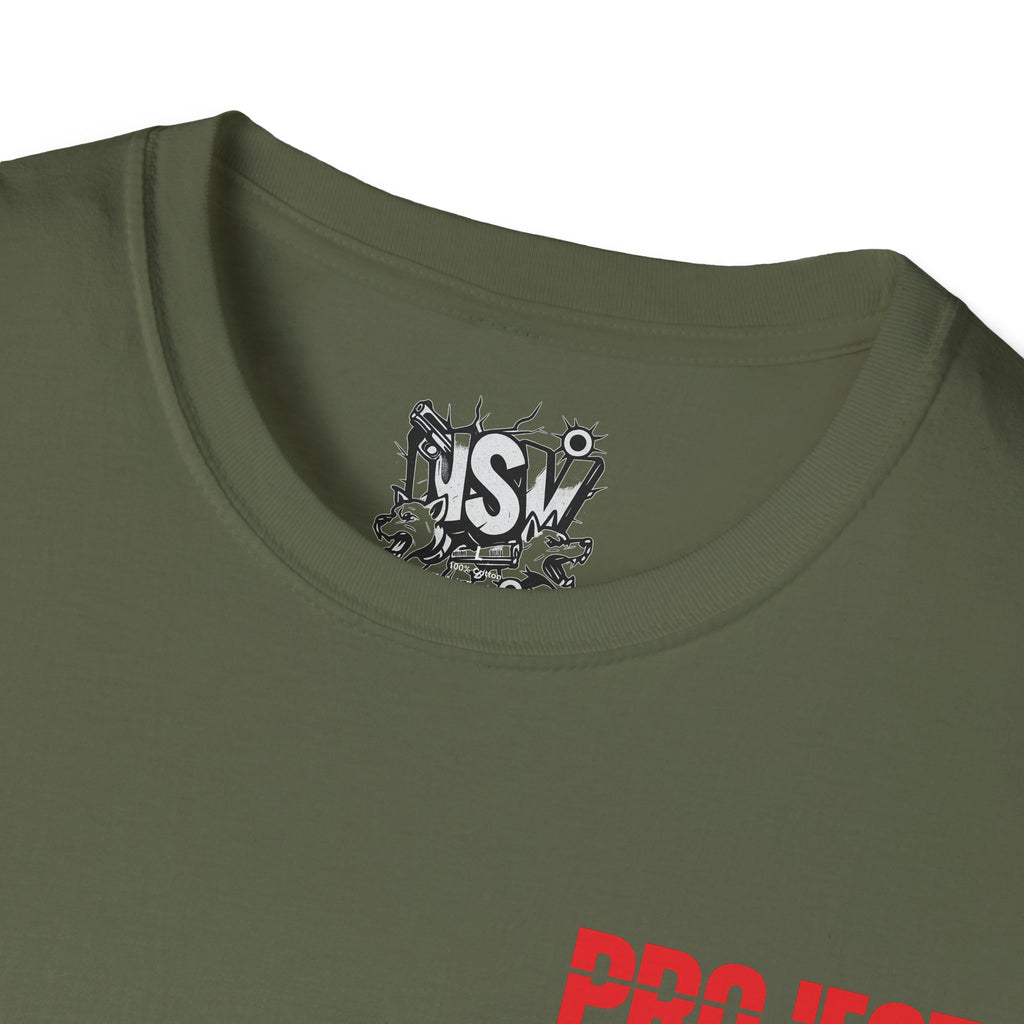 T-Shirt — 'Project Baby' Front & 'Death B4 Dishonor' Snake Tattoo Tee