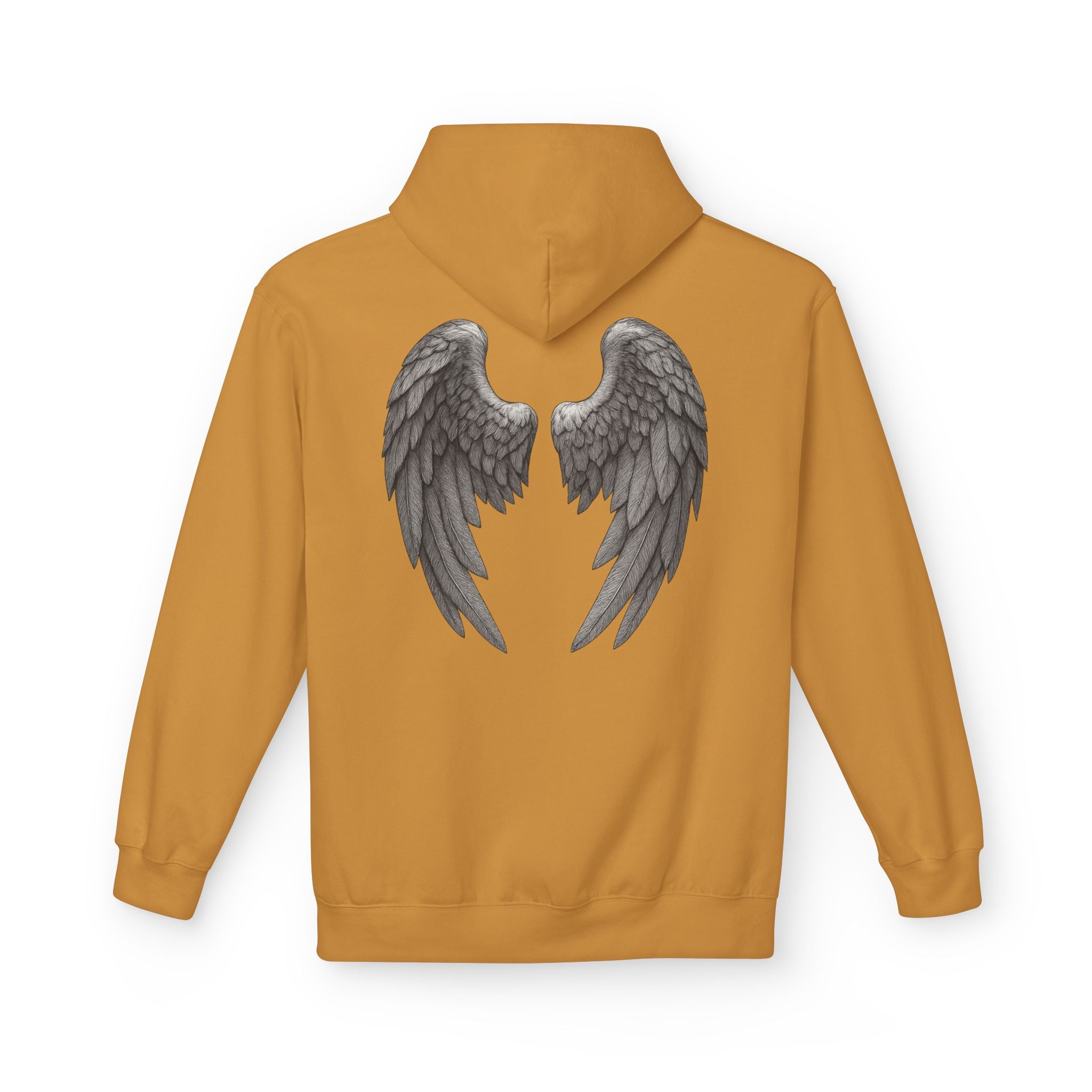 Blessed Hoodie with Angel Wings — Spiritual Christian Pullover, Faith-Inspired Gift