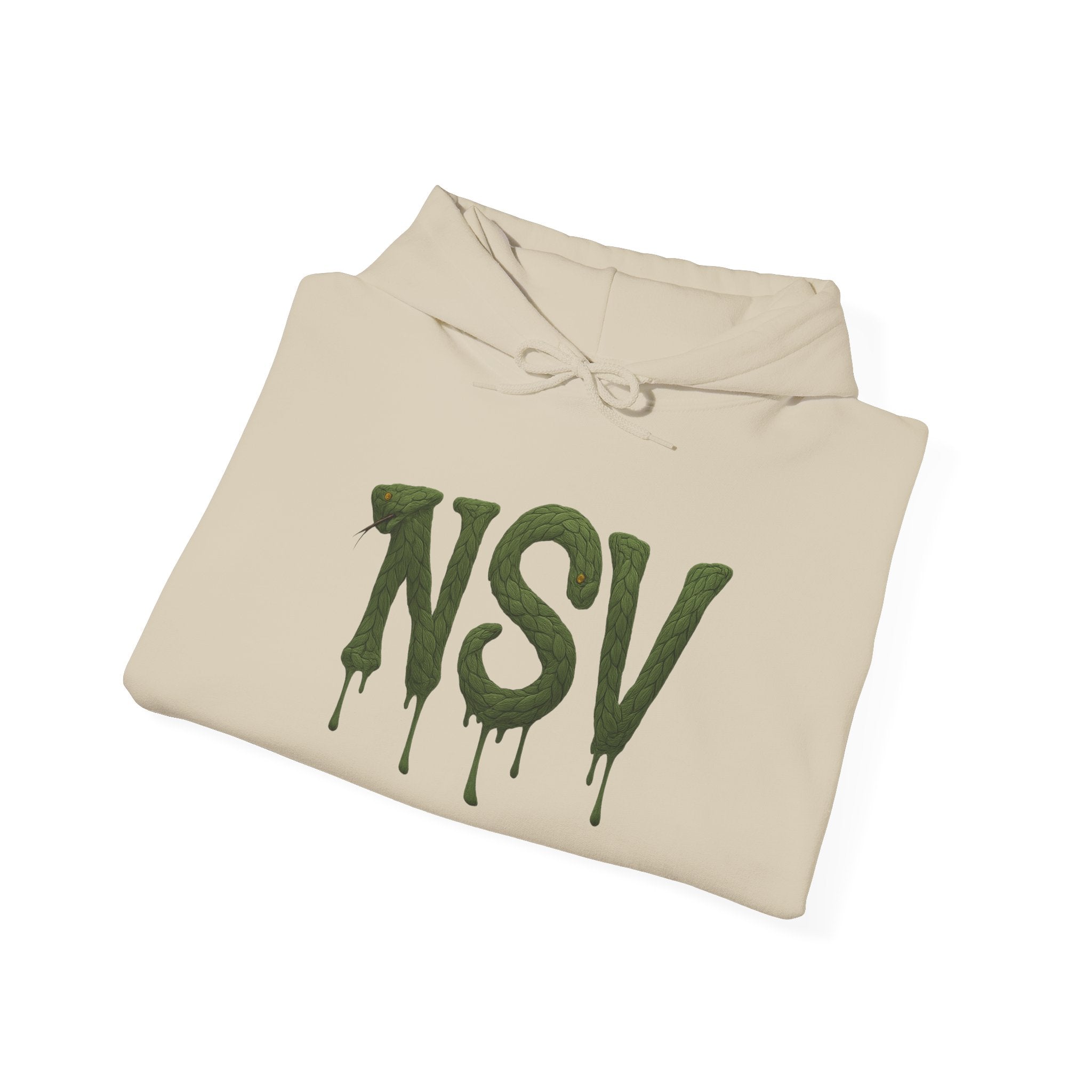 NSV Drip Hoodie — “Forever 09 Blessed” Green Graphic Sweatshirt