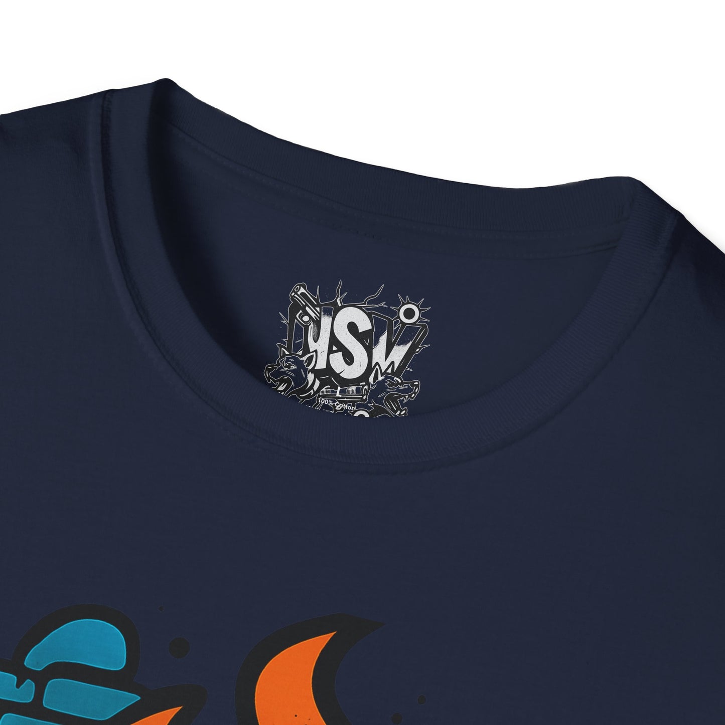 NSV Streetwear T-Shirt — Bold Graffiti Logo Tee