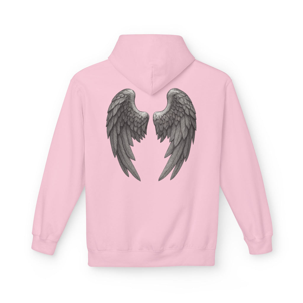 Blessed Hoodie with Angel Wings — Spiritual Christian Pullover, Faith-Inspired Gift