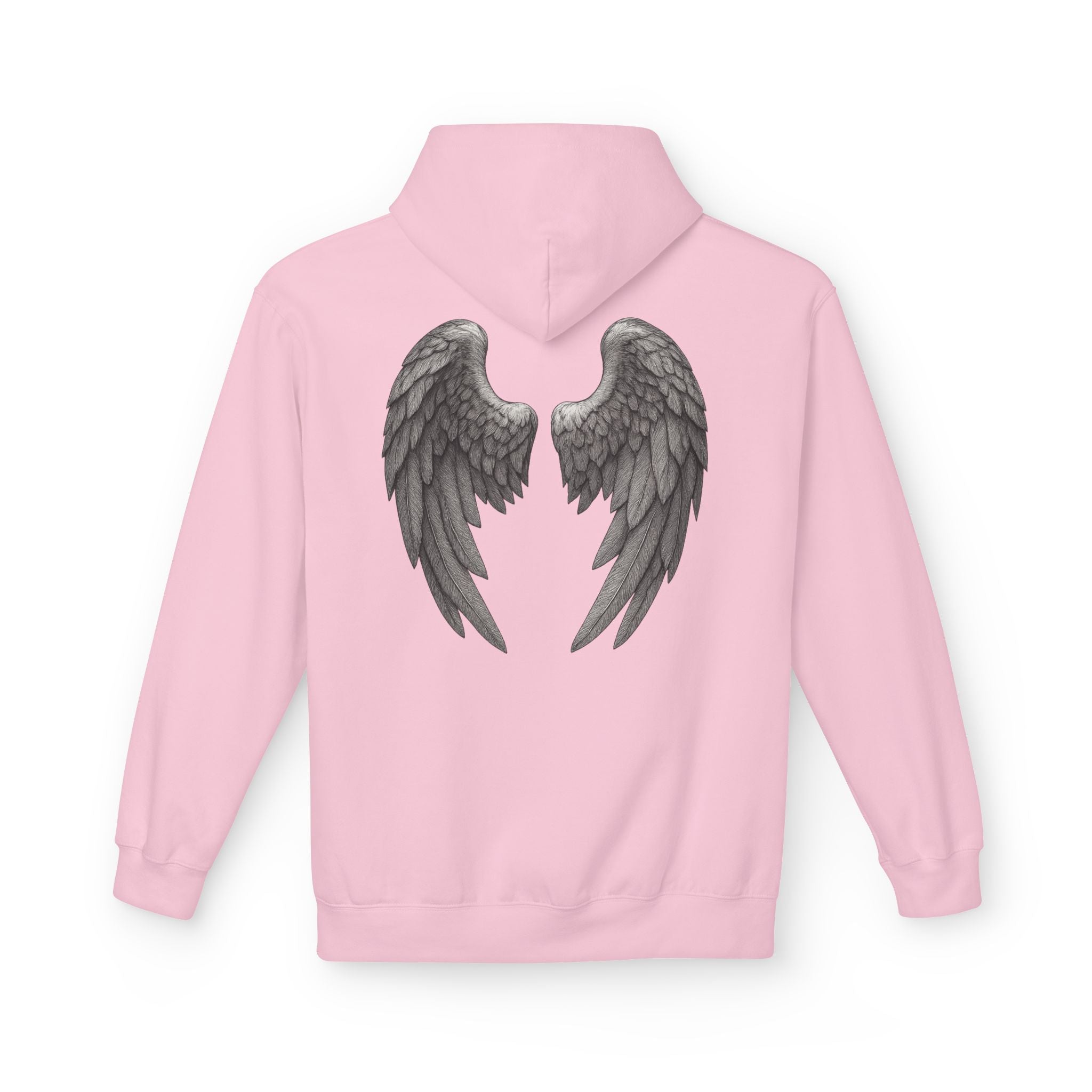 Blessed Hoodie with Angel Wings — Spiritual Christian Pullover, Faith-Inspired Gift