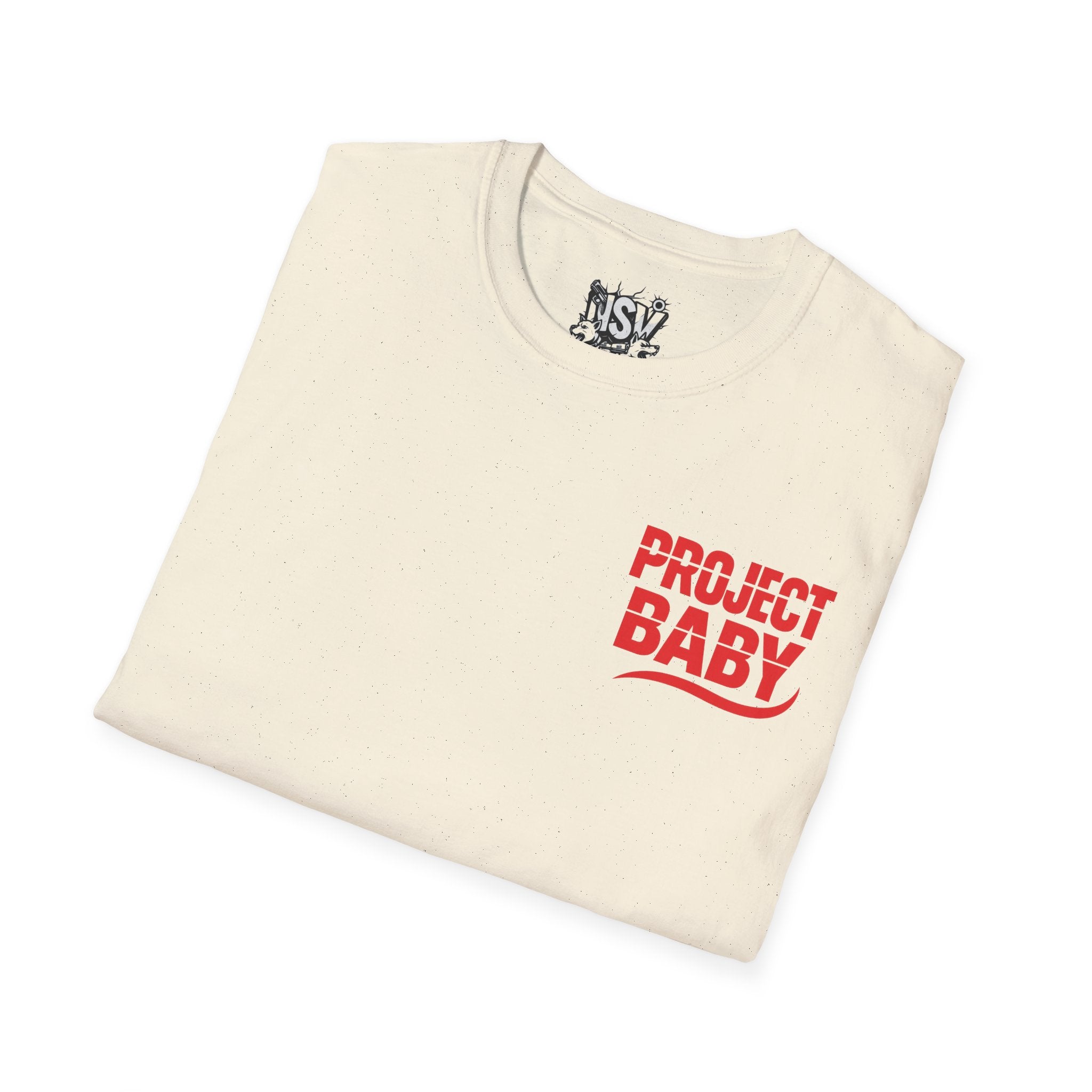T-Shirt — 'Project Baby' Front & 'Death B4 Dishonor' Snake Tattoo Tee