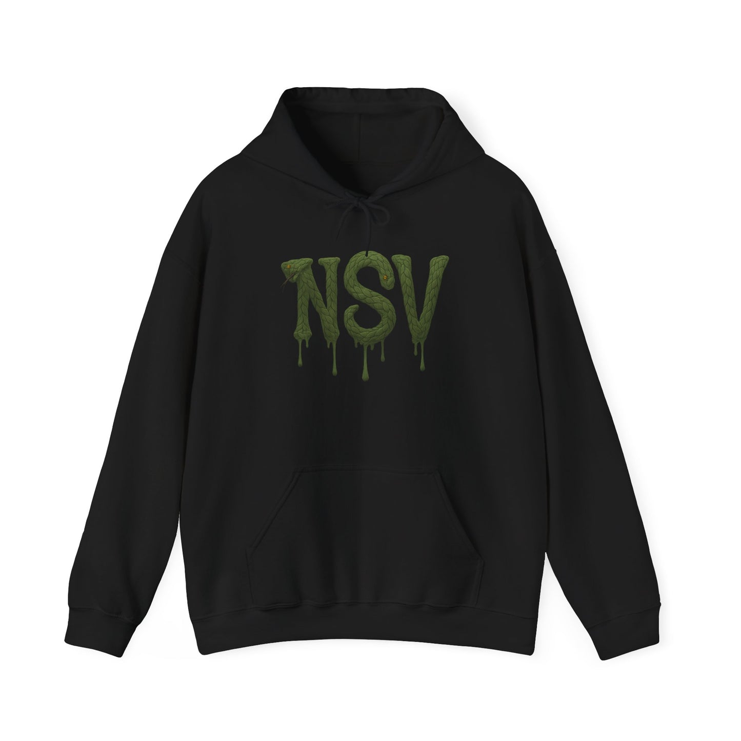 NSV Drip Hoodie — “Forever 09 Blessed” Green Graphic Sweatshirt
