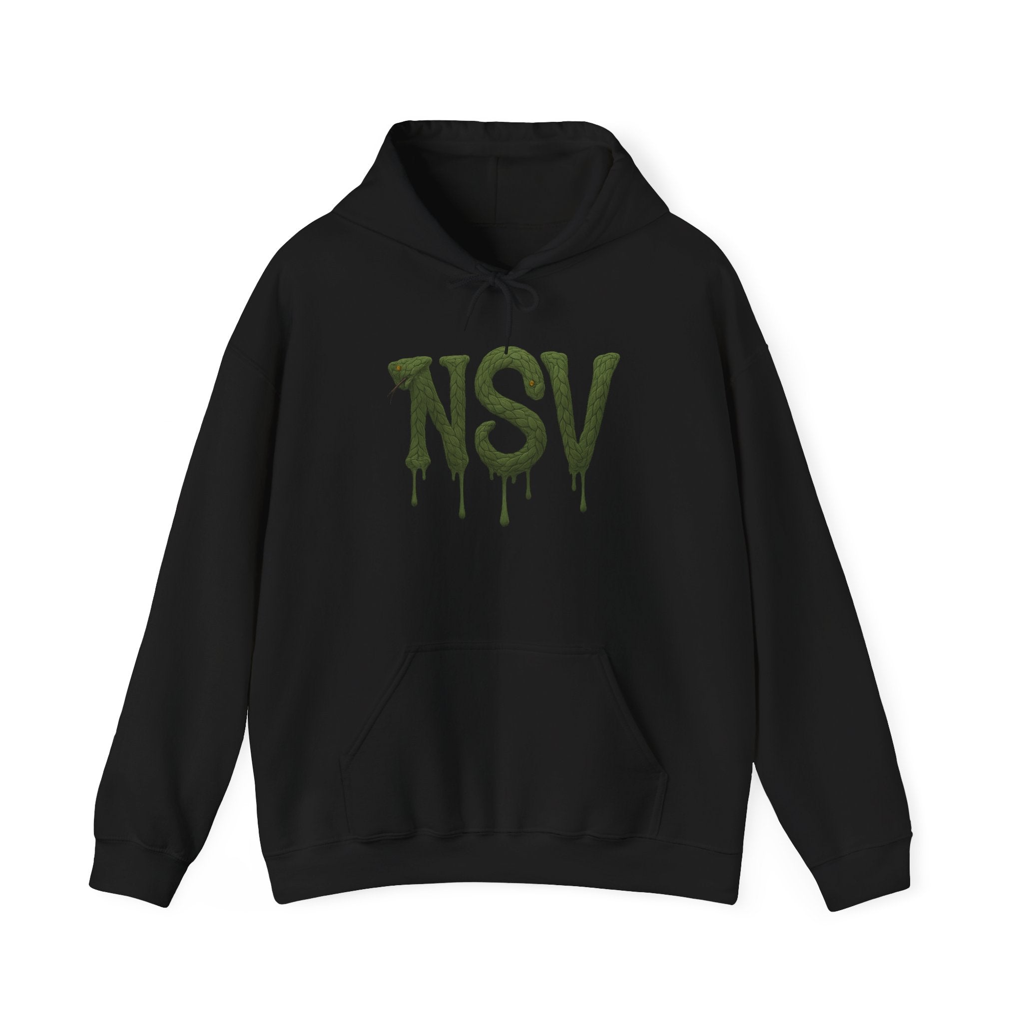NSV Drip Hoodie — “Forever 09 Blessed” Green Graphic Sweatshirt