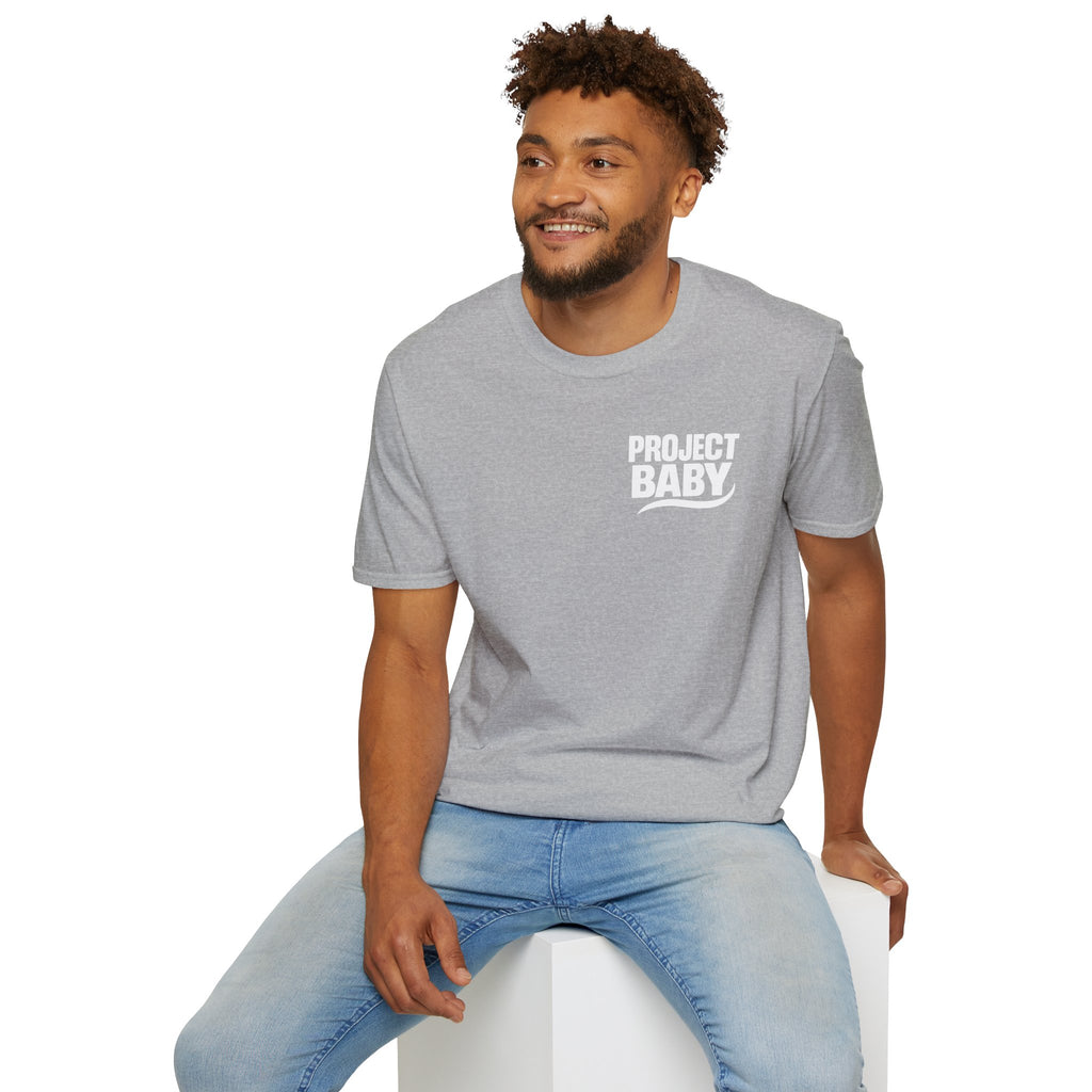 T-Shirt — 'Project Baby' Front & 'Death B4 Dishonor' Snake Tattoo Tee